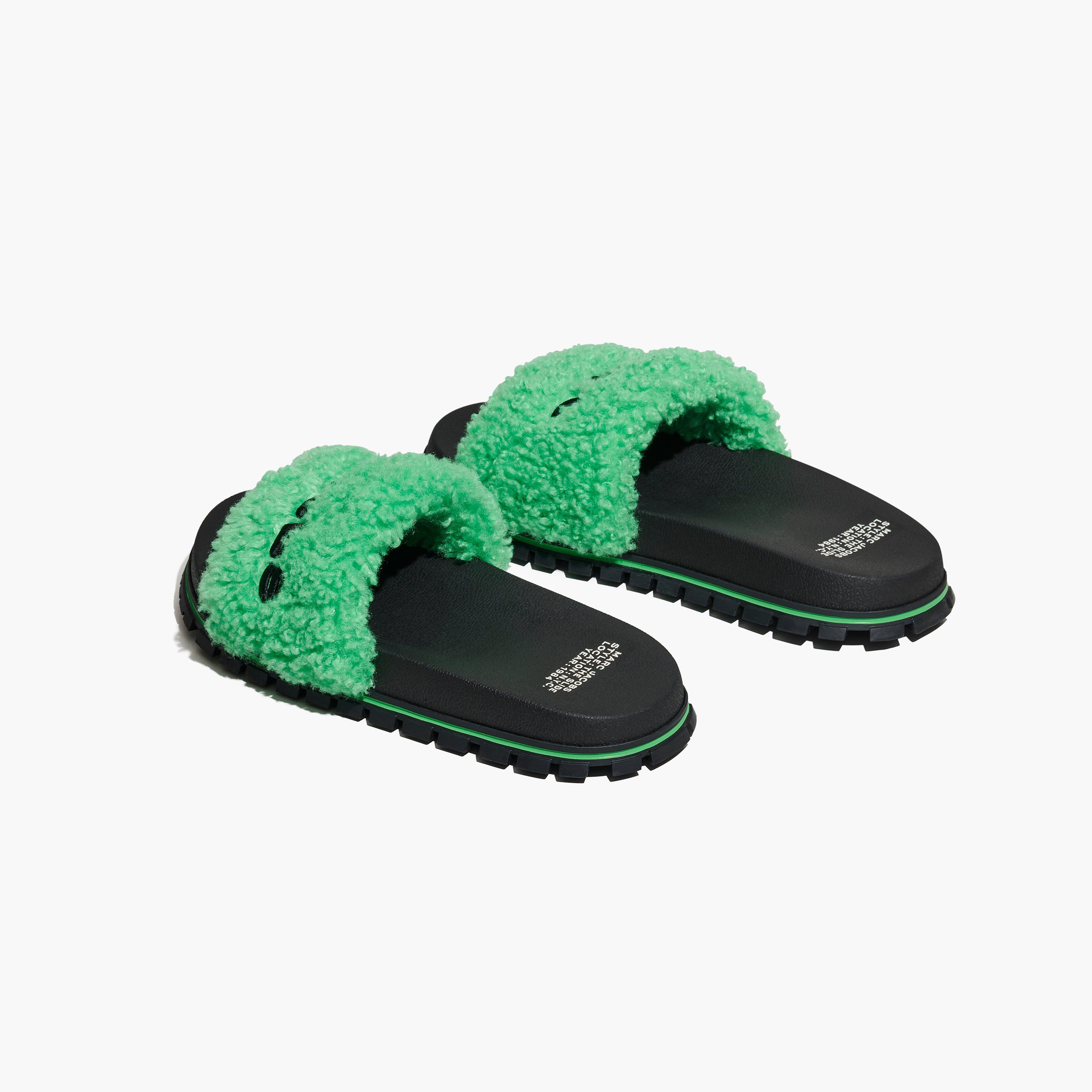 Marc Jacobs The Teddy Slide in Green | Lyst