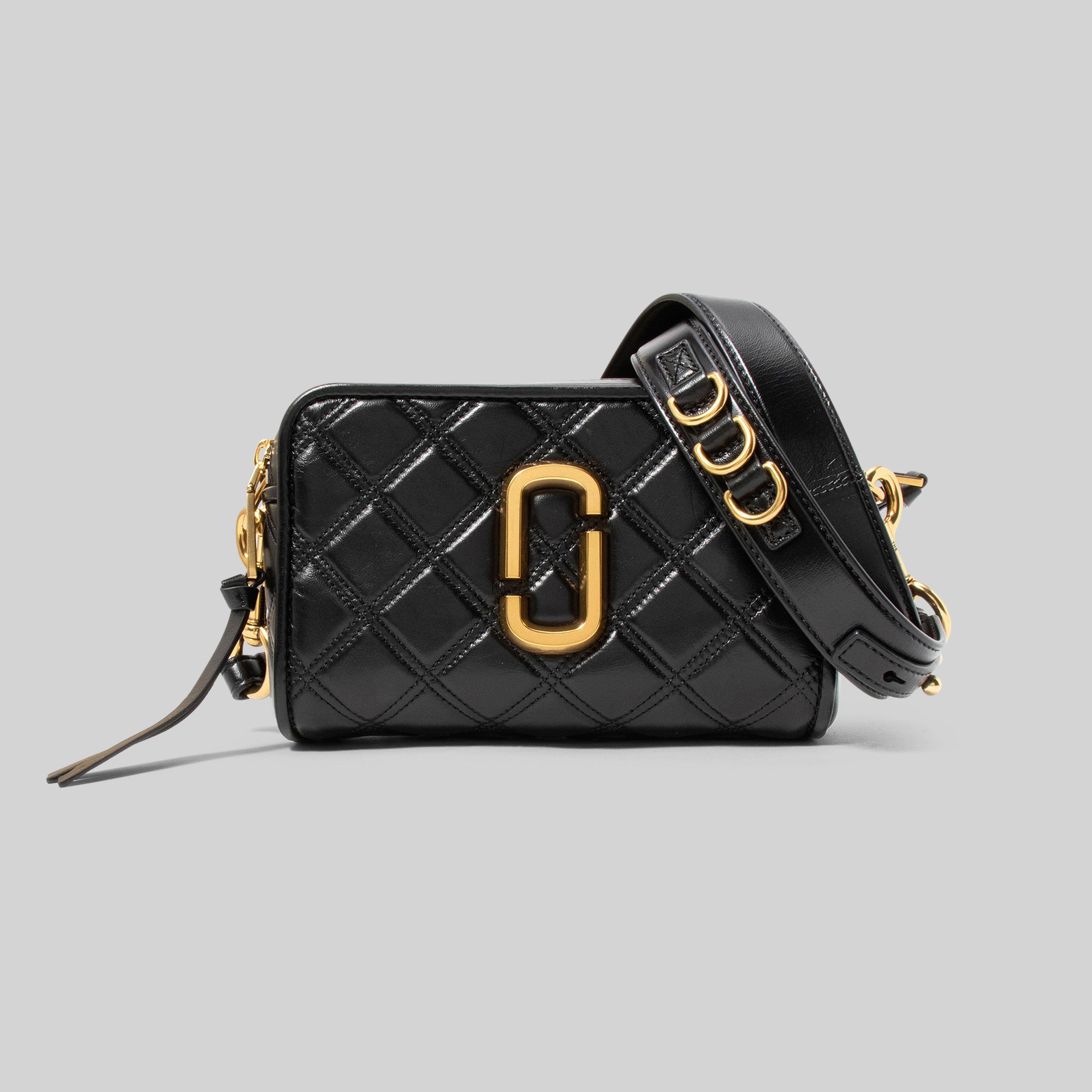 Marc Jacobs Quilted Softshot Crossbody Bag - Black Crossbody Bags, Handbags  - MAR173729