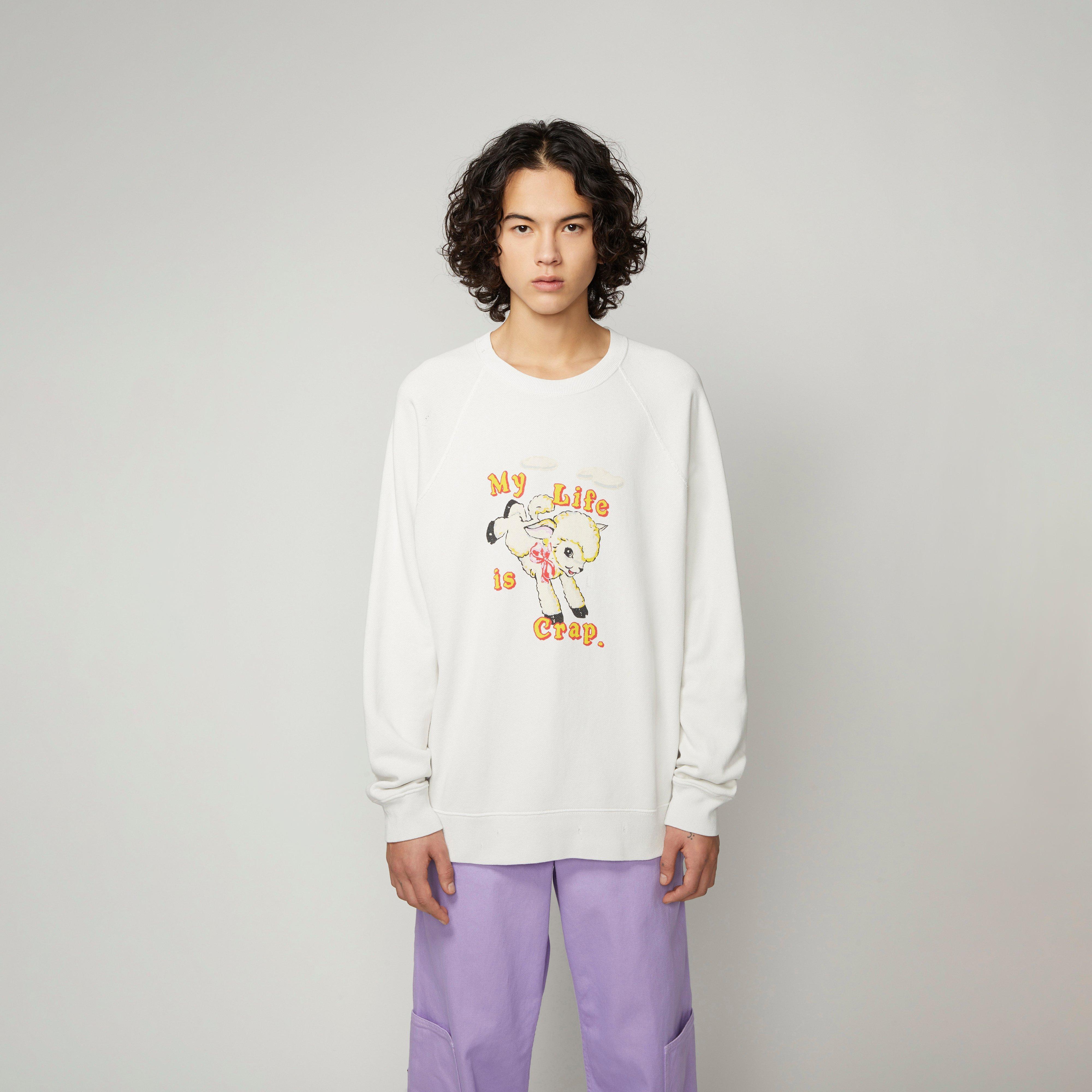 Marc Jacobs Cotton Magda Archer Collaboration Sweatshirt in Vintage White  (White) - Save 40% - Lyst