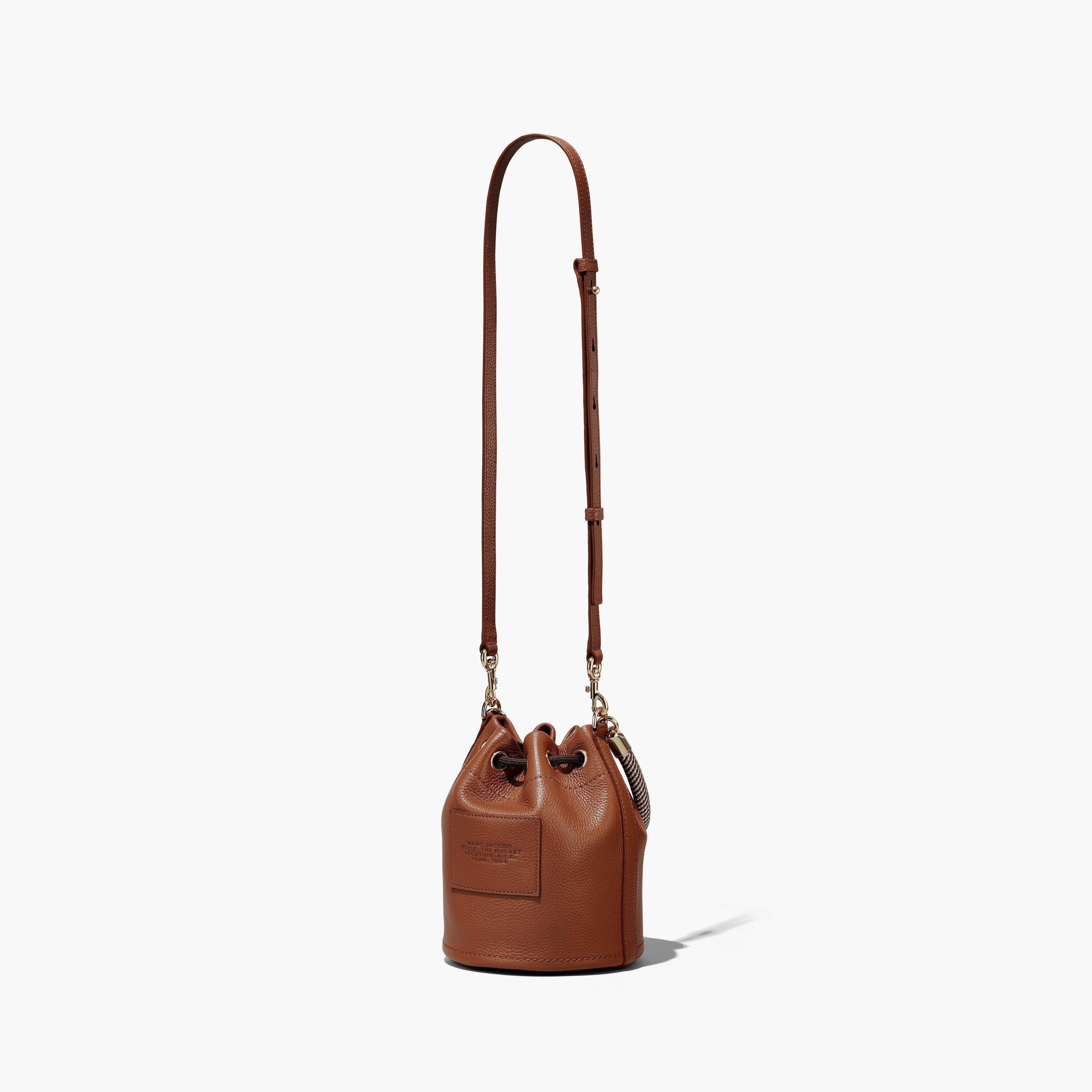 Marc Jacobs The Leather Bucket Bag in Brown | Lyst