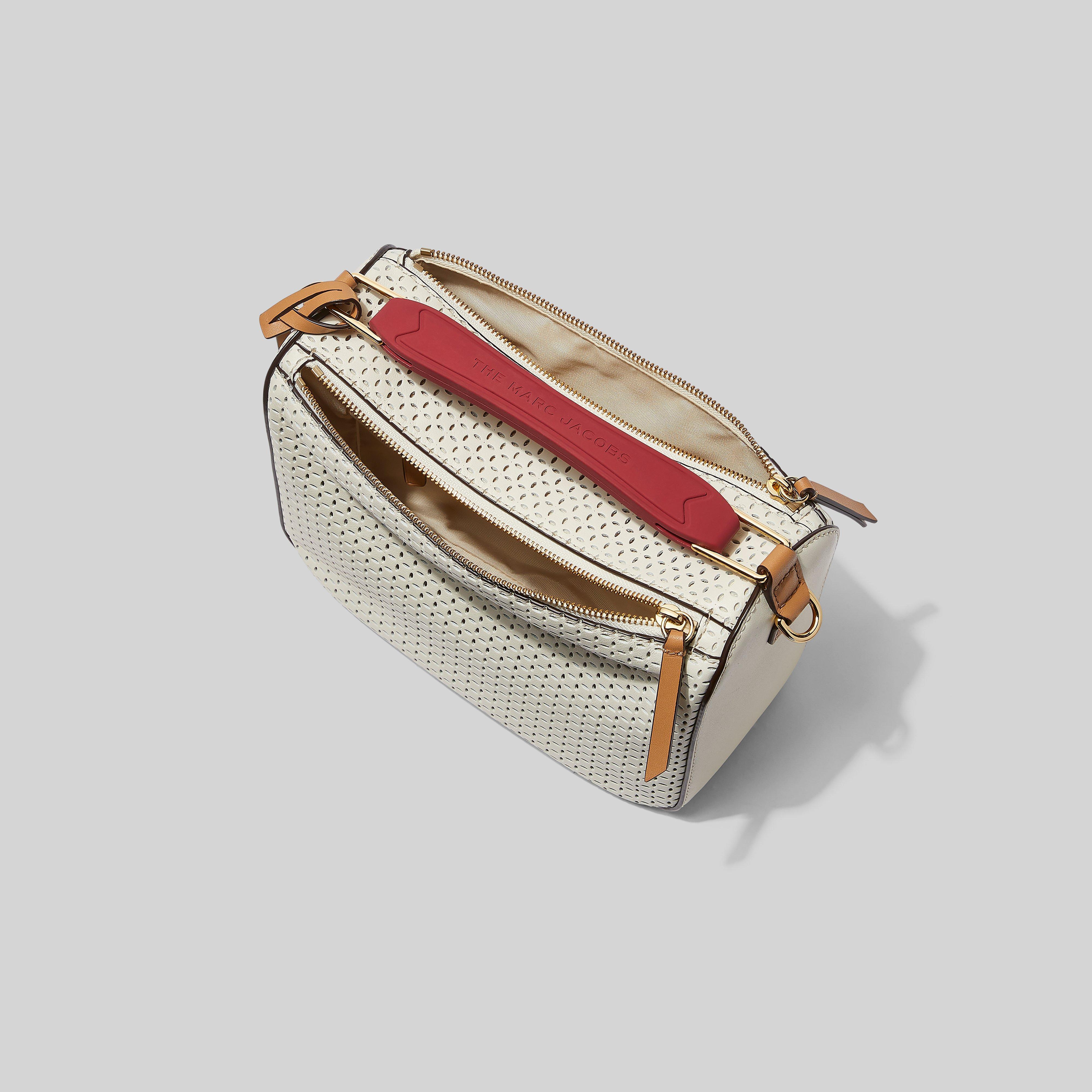 The Soft Box Perforated Crossbody Bag