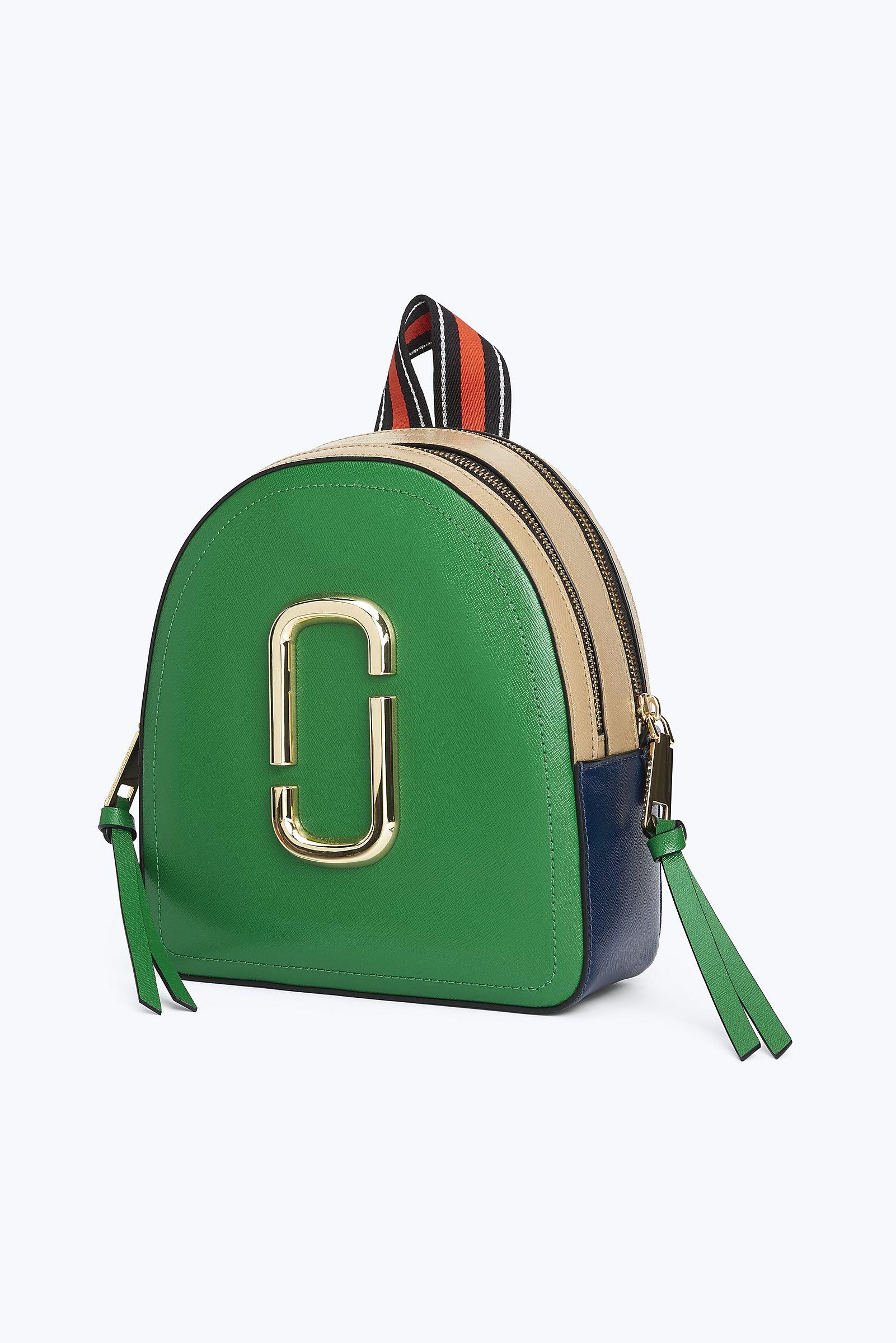 marc jacobs green backpack
