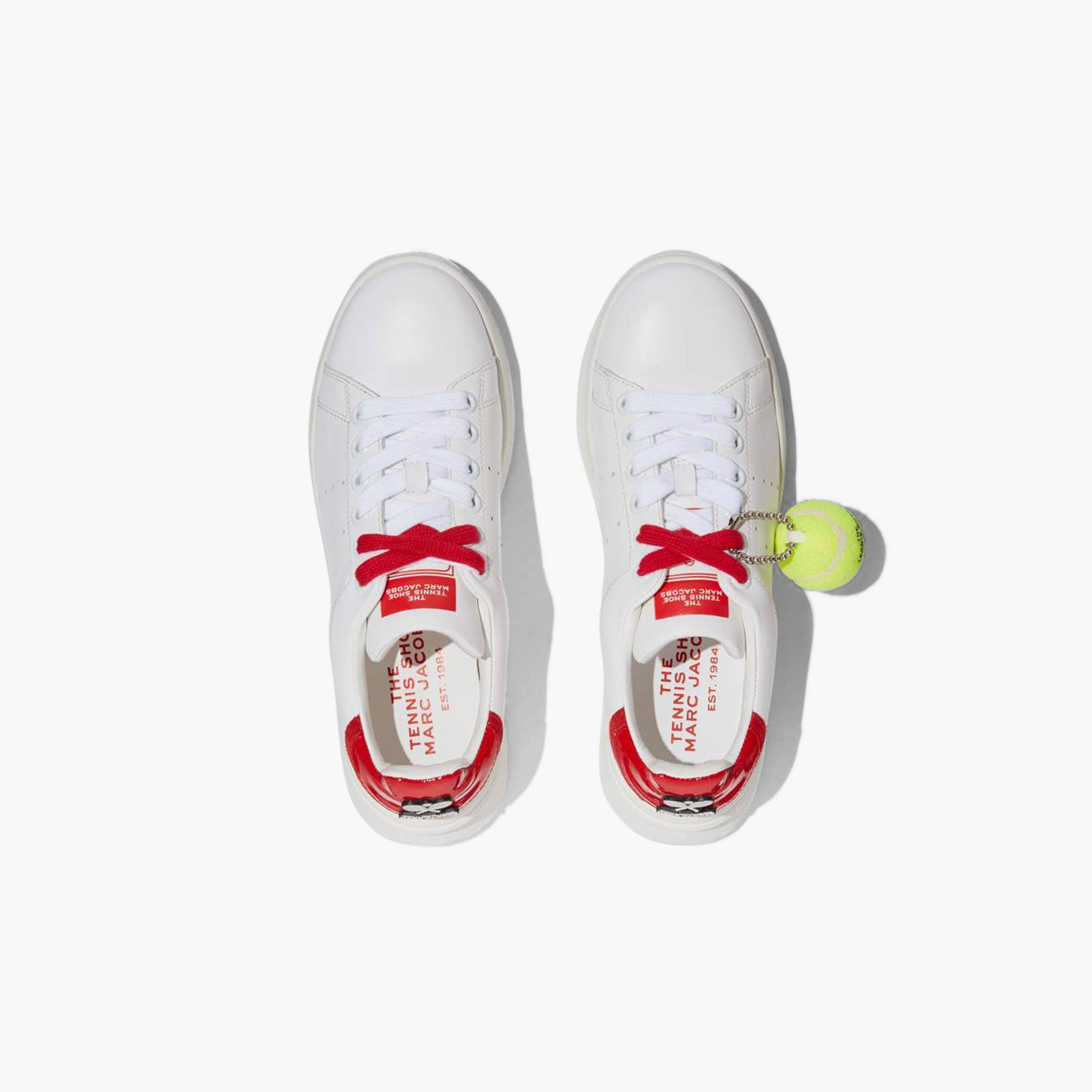  Marc Jacobs The Tennis Shoe White/Red 40 (US Women's 10) M :  Clothing, Shoes & Jewelry