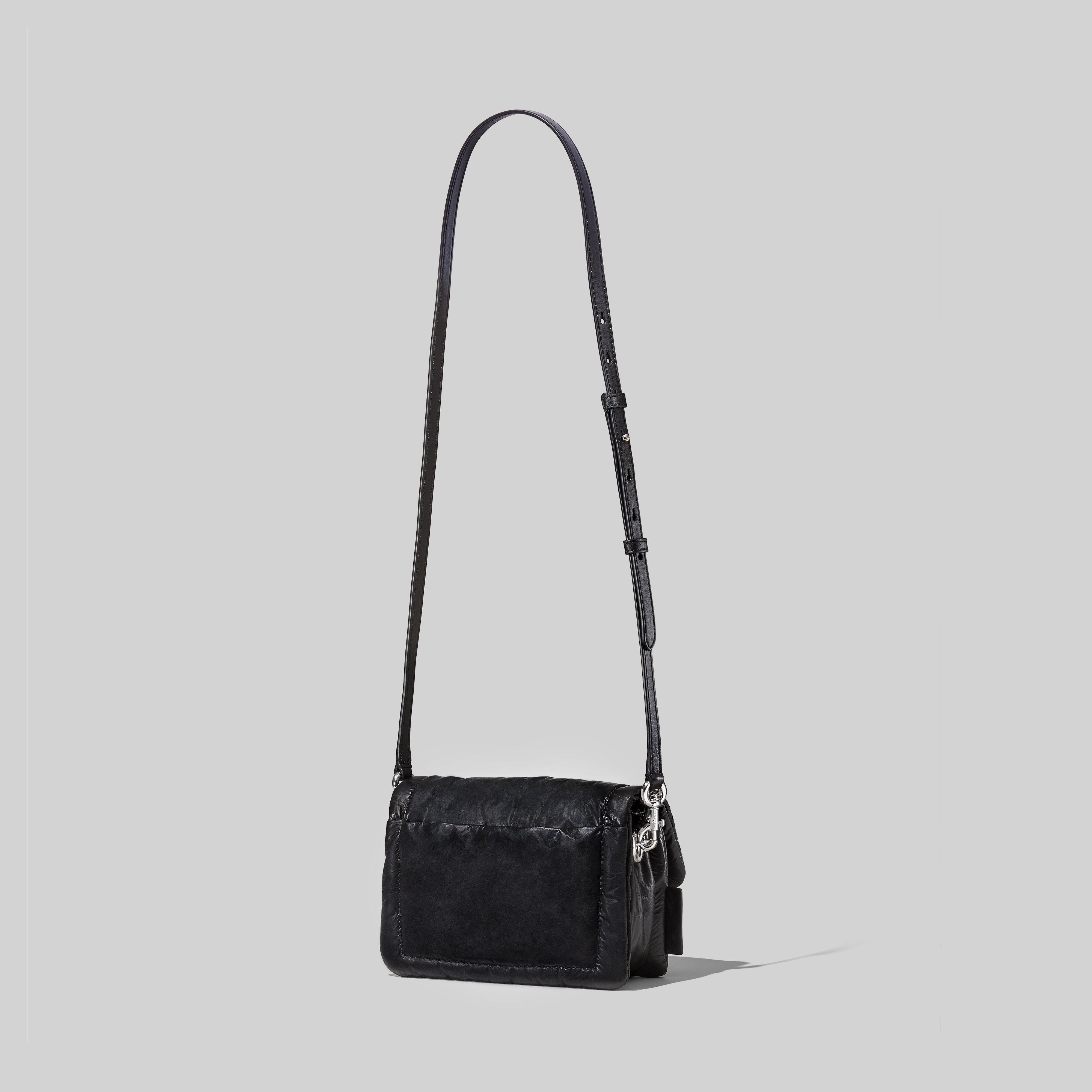 Marc Jacobs Pillow Soft Leather Small Shoulder Bag in Black  (H913L01RE22-001) - USA Loveshoppe
