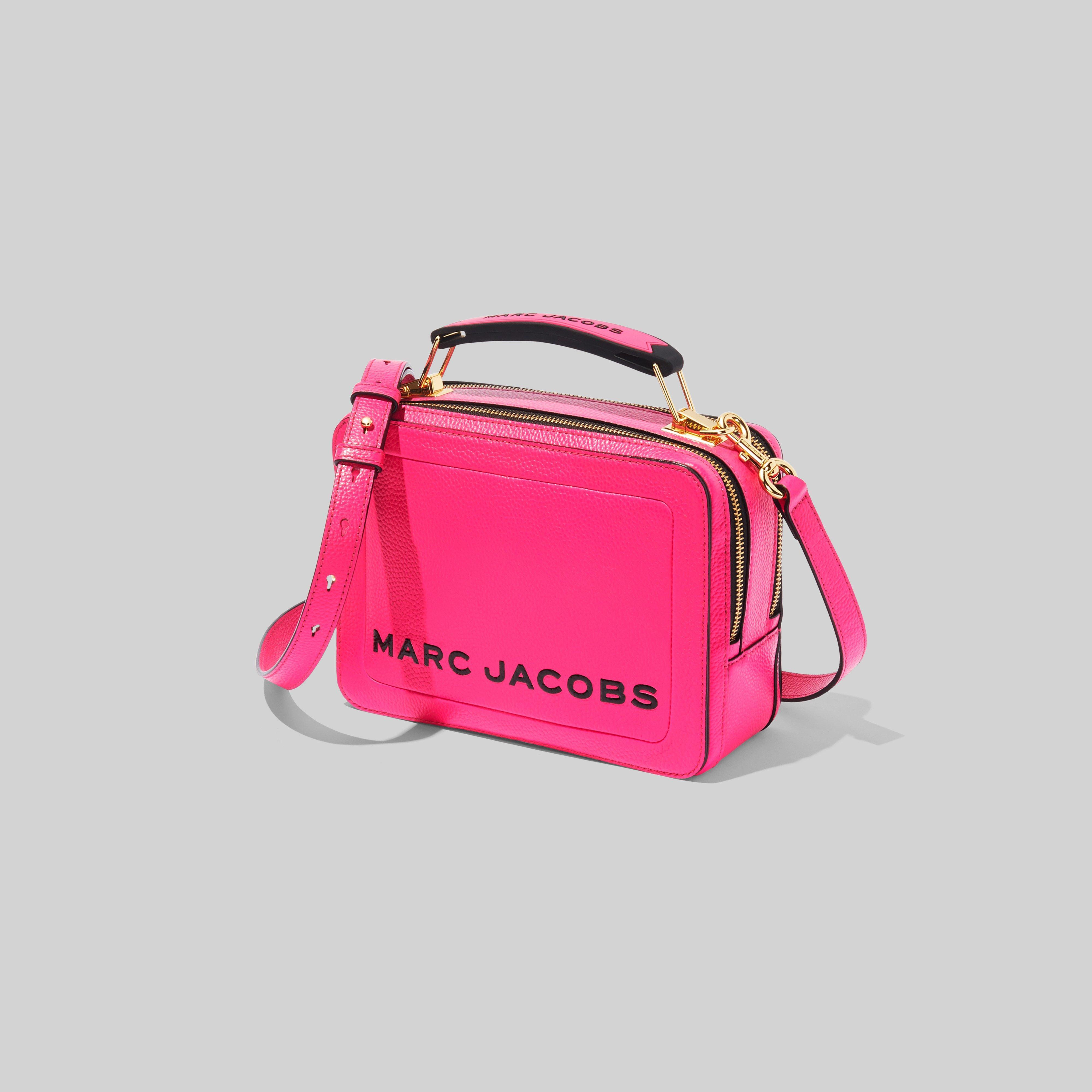 Marc Jacobs Leather The Textured Box Bag in Pink | Lyst