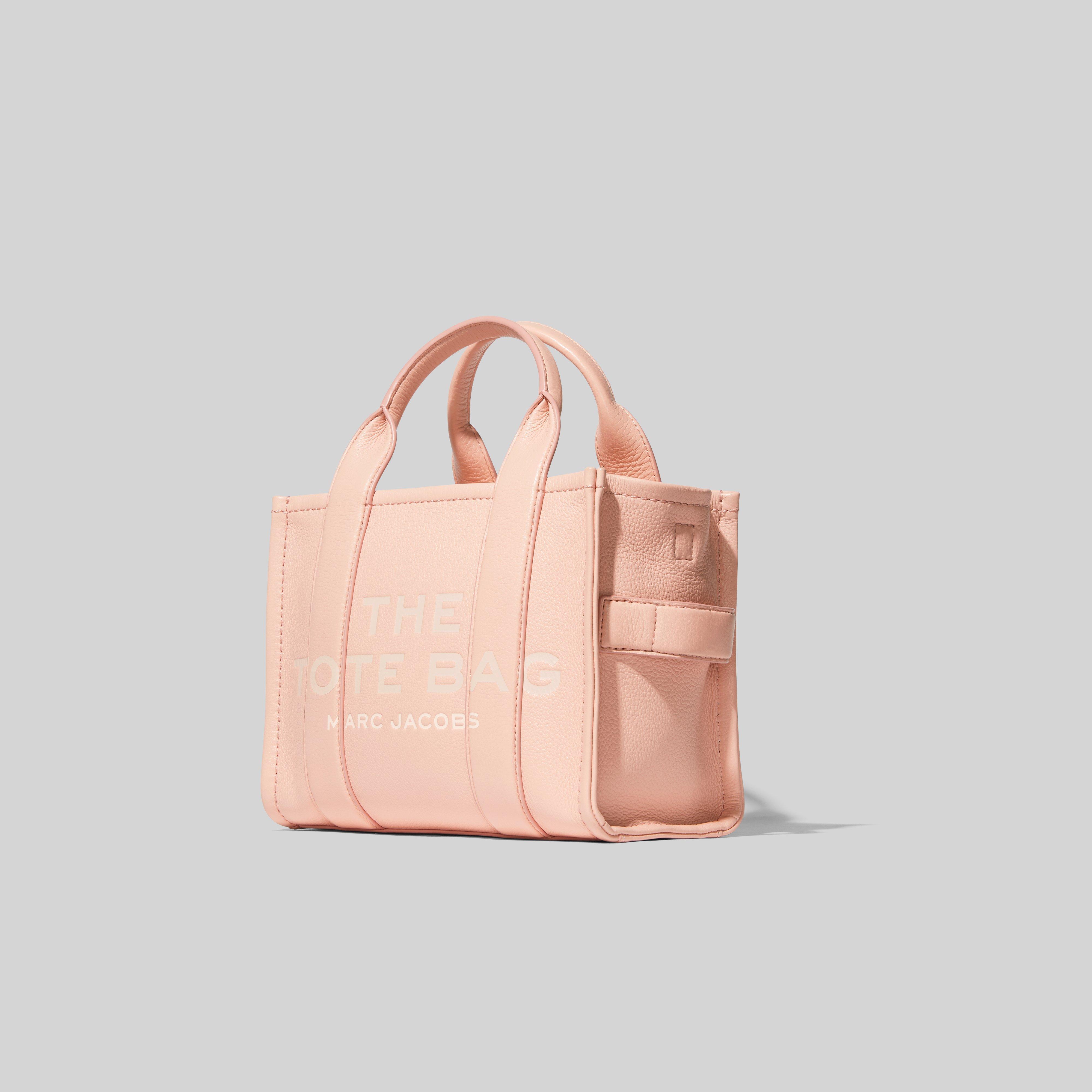 Marc Jacobs The Leather Mini Traveler Tote Bag in Pink - Lyst
