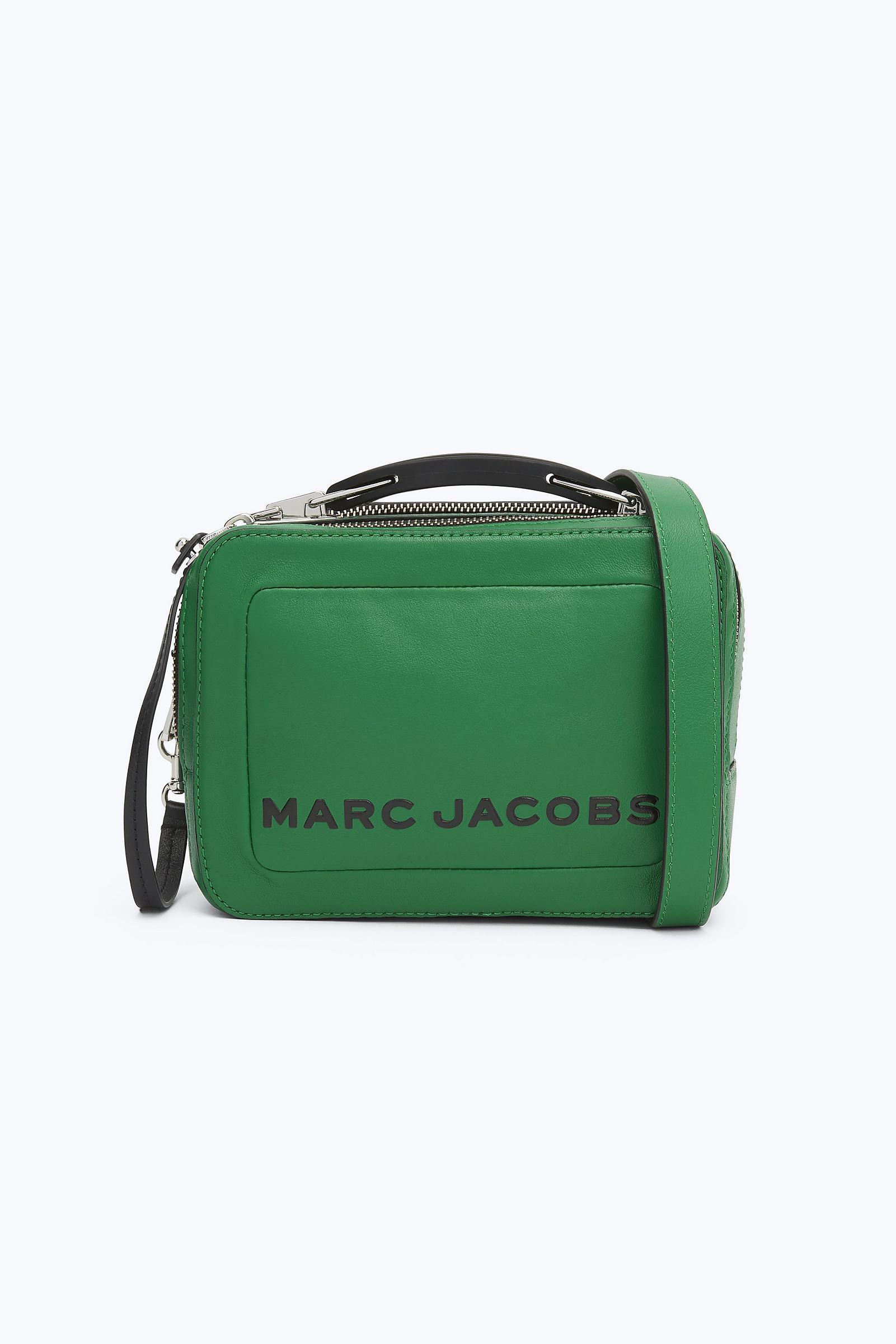 Marc Jacobs Mini Leather The Box Bag in Green - Lyst