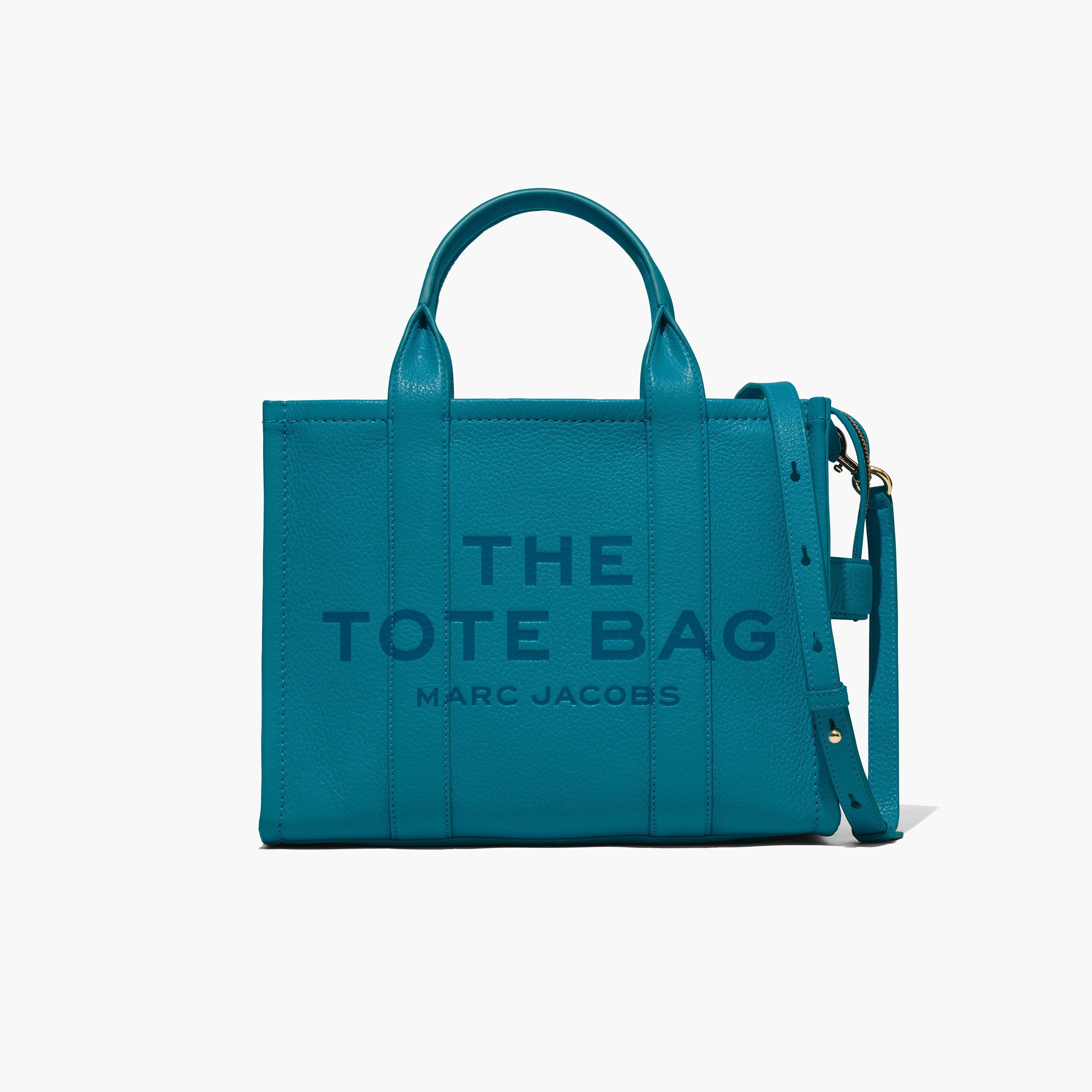Marc Jacobs The Tote Bag Mini Blue Shadow In Cotton/Leather ES | lupon ...