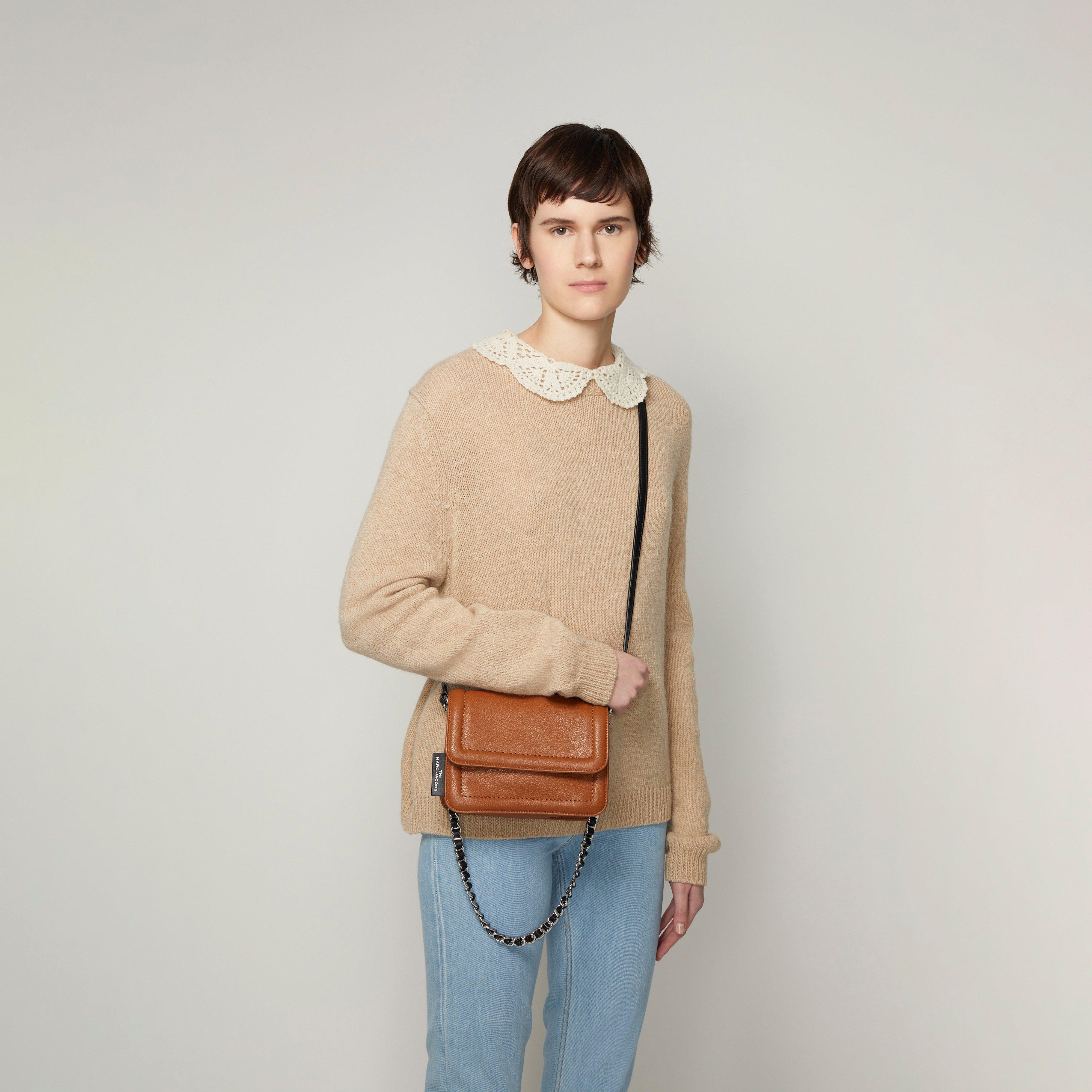 Marc Jacobs The Mini Cushion Bag in Brown