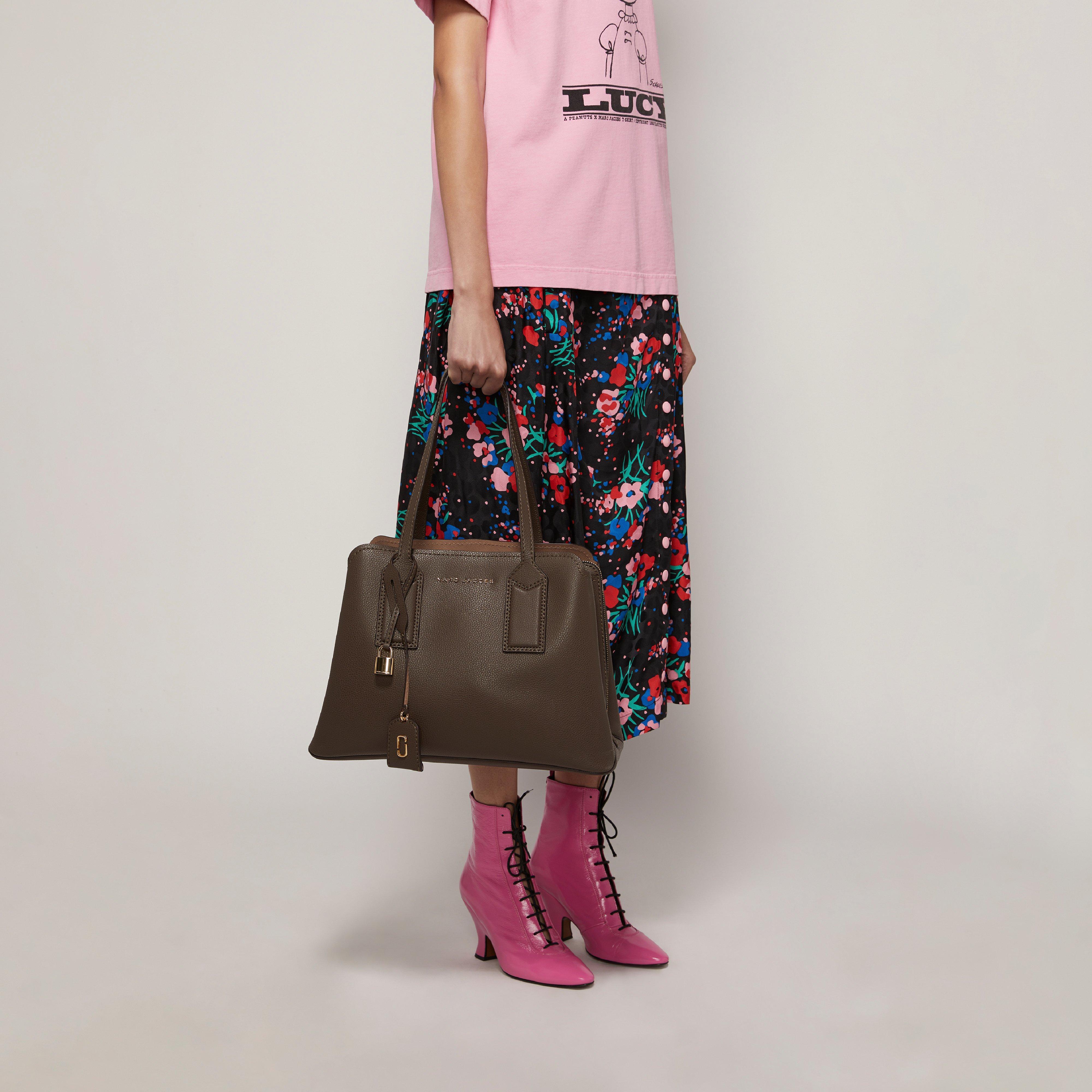Marc jacobs the discount editor leather shoulder bag
