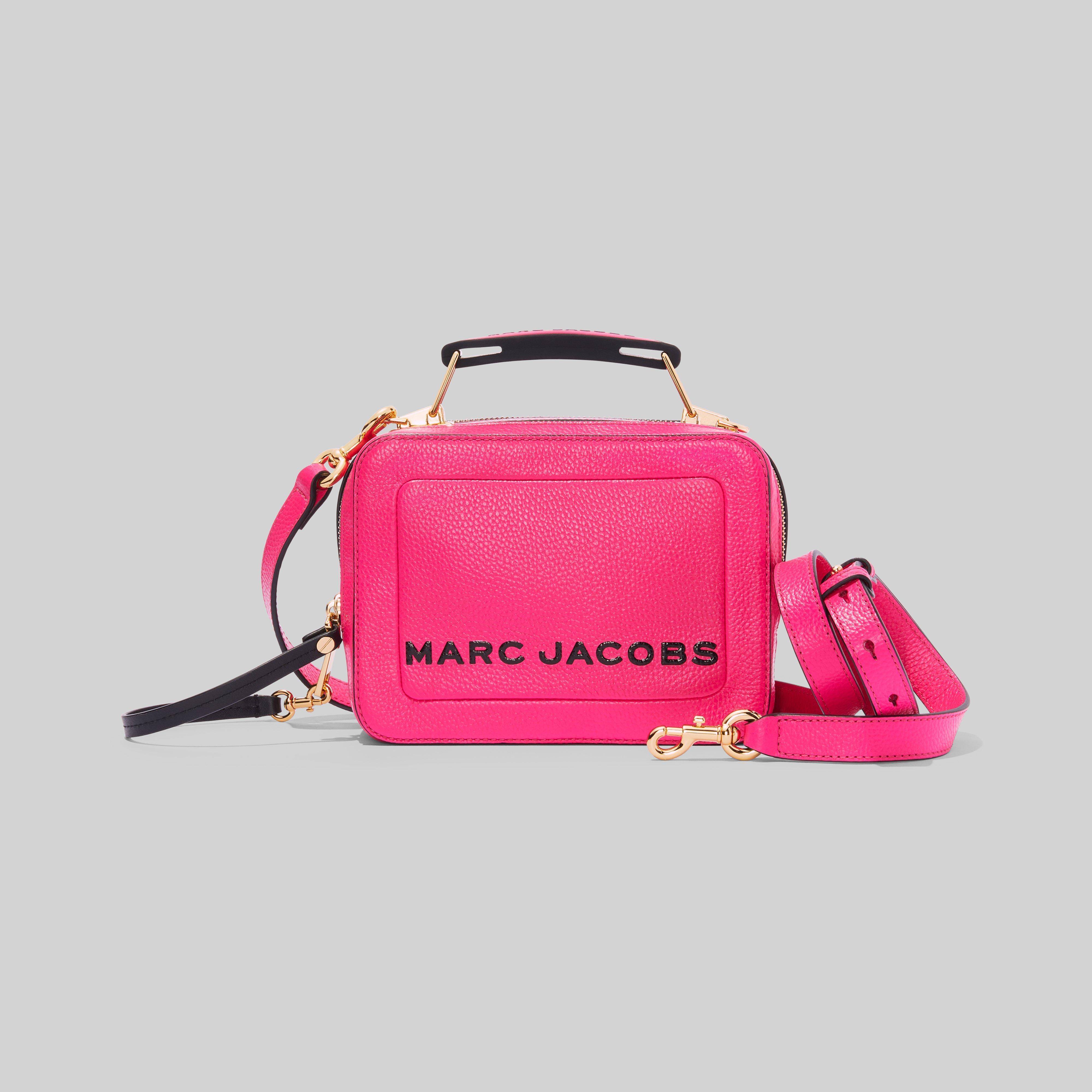 Marc Jacobs Leather The Textured Mini Box Bag in Pink - Lyst