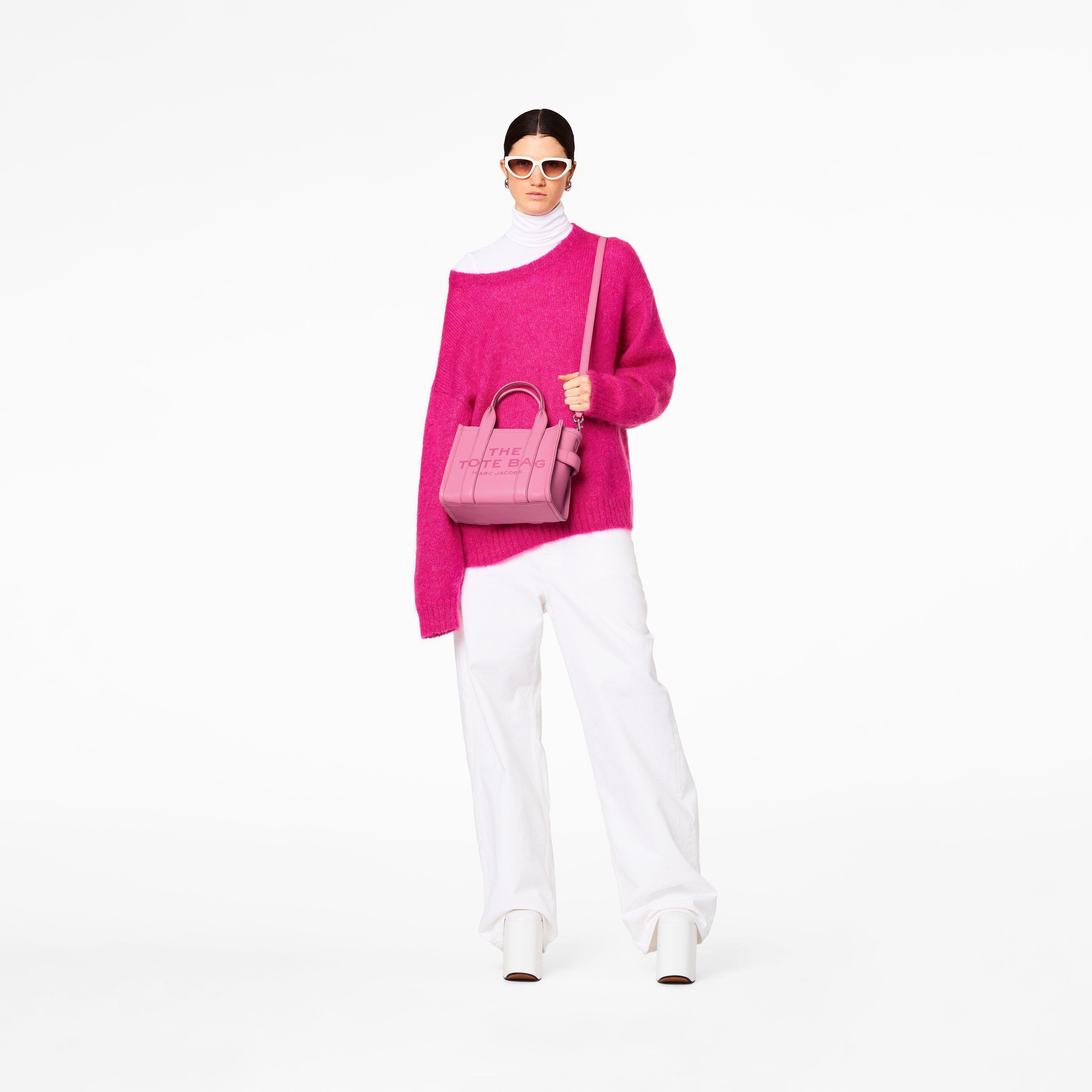Marc Jacobs The Leather Mini Tote Bag in Pink | Lyst