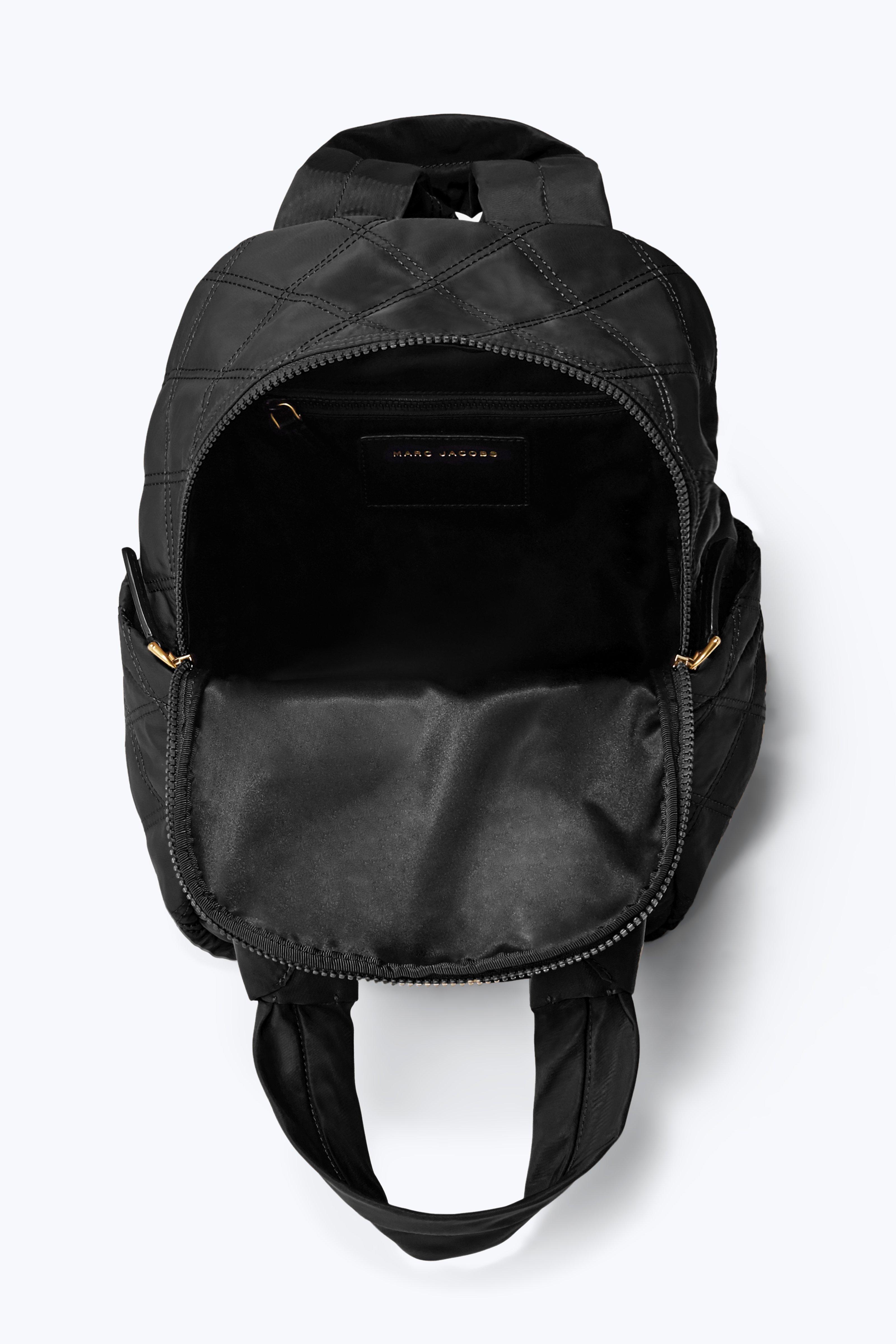 Marc Jacobs Nylon Black Gold Backpack Bag Limited IUCN Water