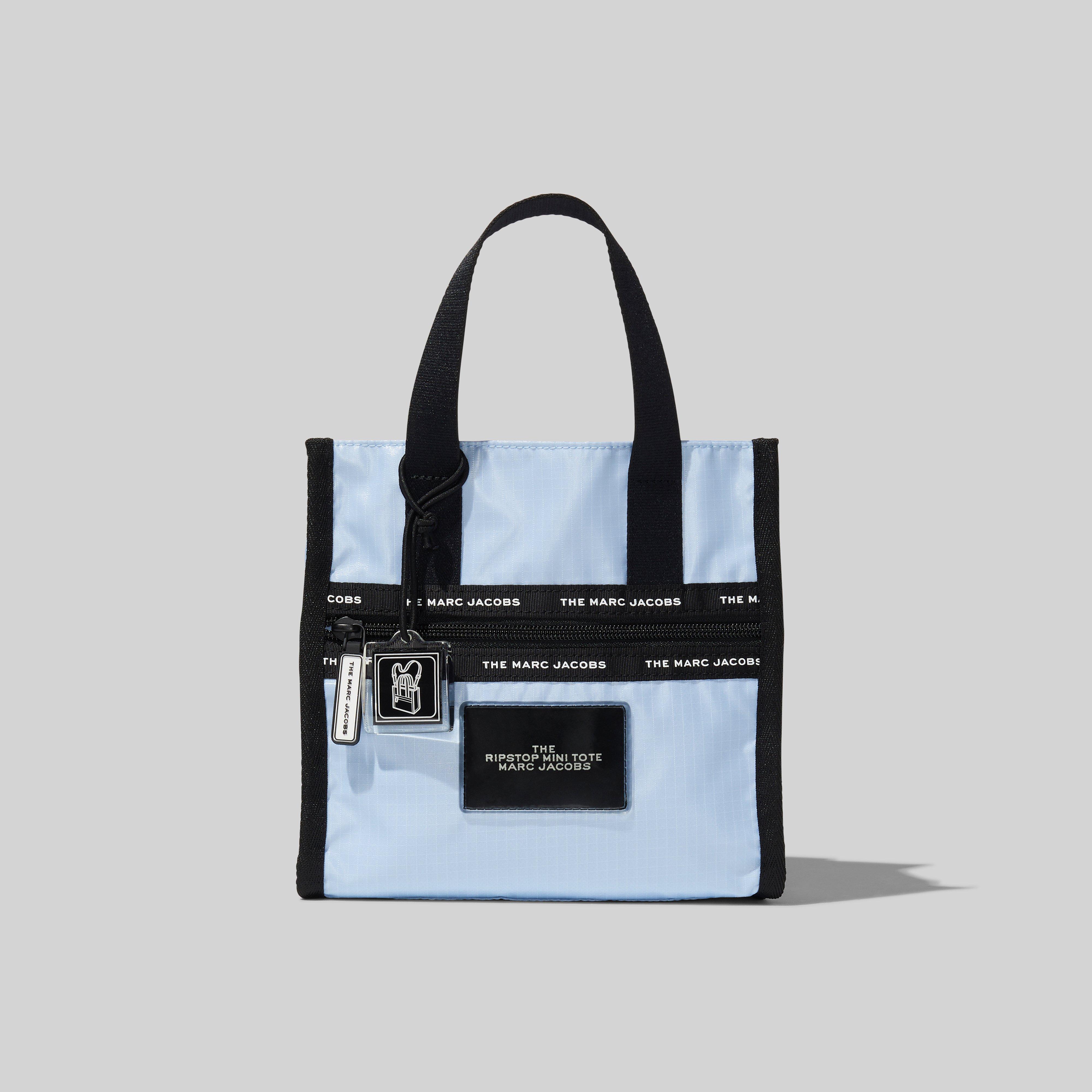 marc jacobs blue mesh tote bag