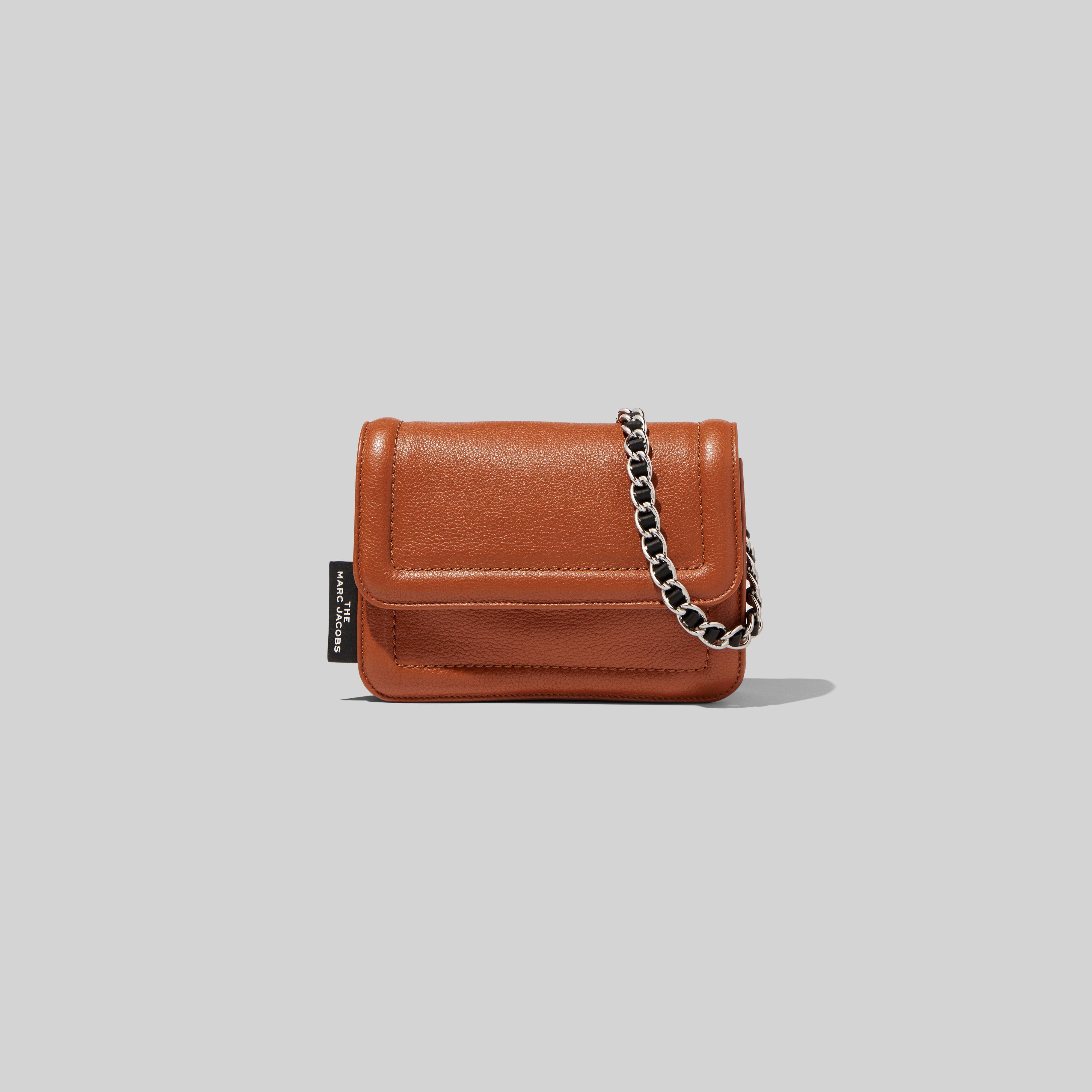 Marc Jacobs The Mini Cushion Bag in Brown | Lyst