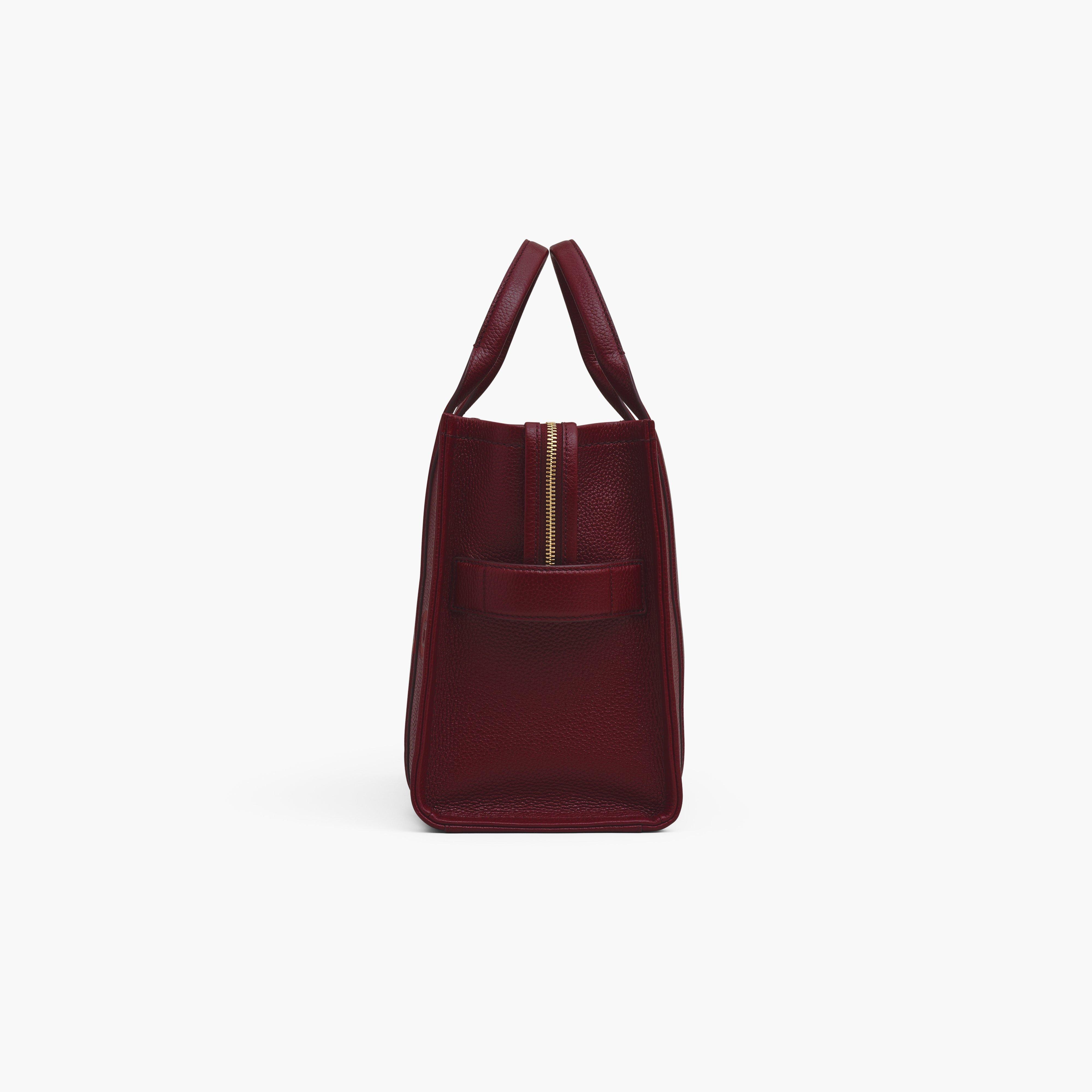 Marc Jacobs Red The Leather Medium Tote Bag