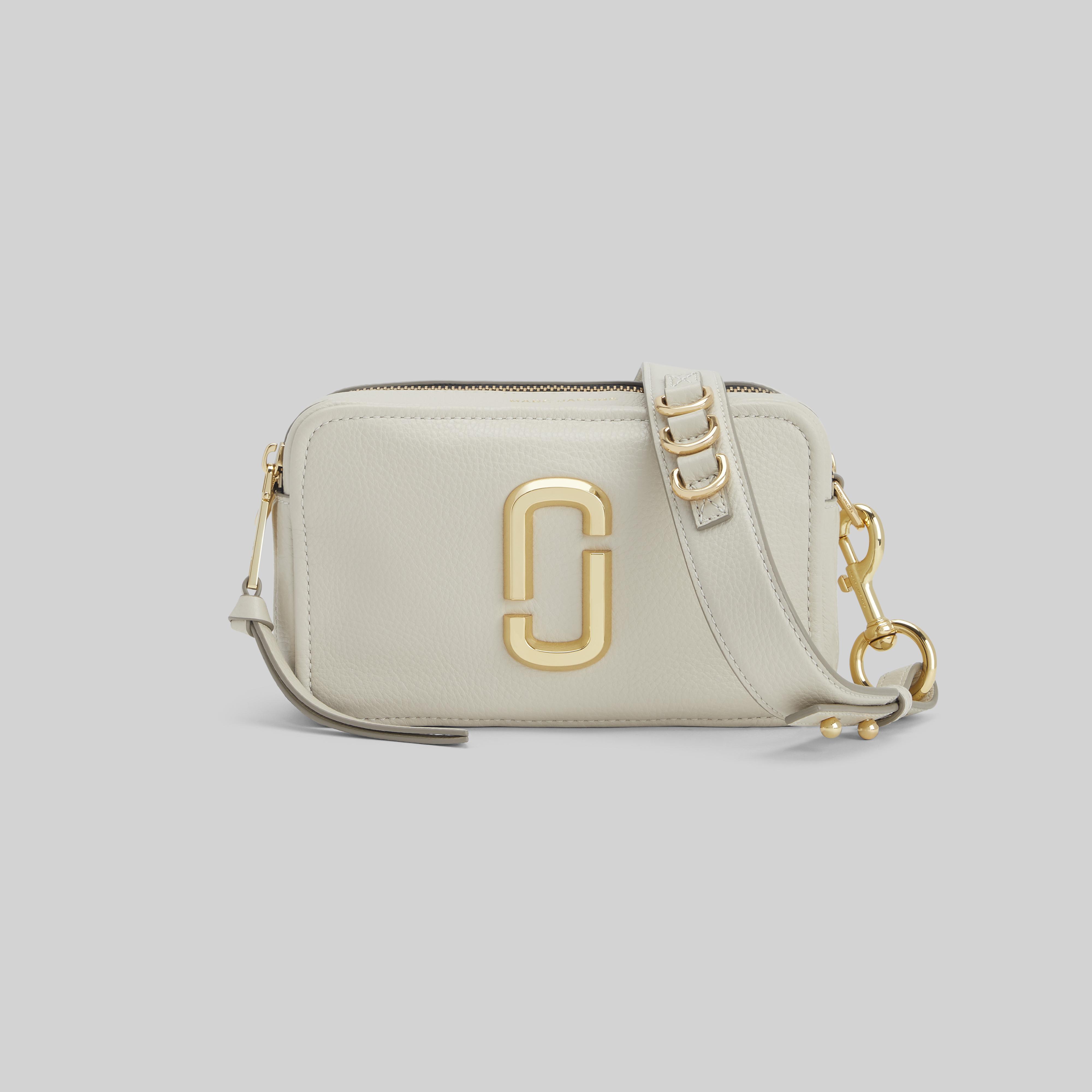 Marc Jacobs Canvas The Softshot 21 Bag In Beige Leather | Lyst