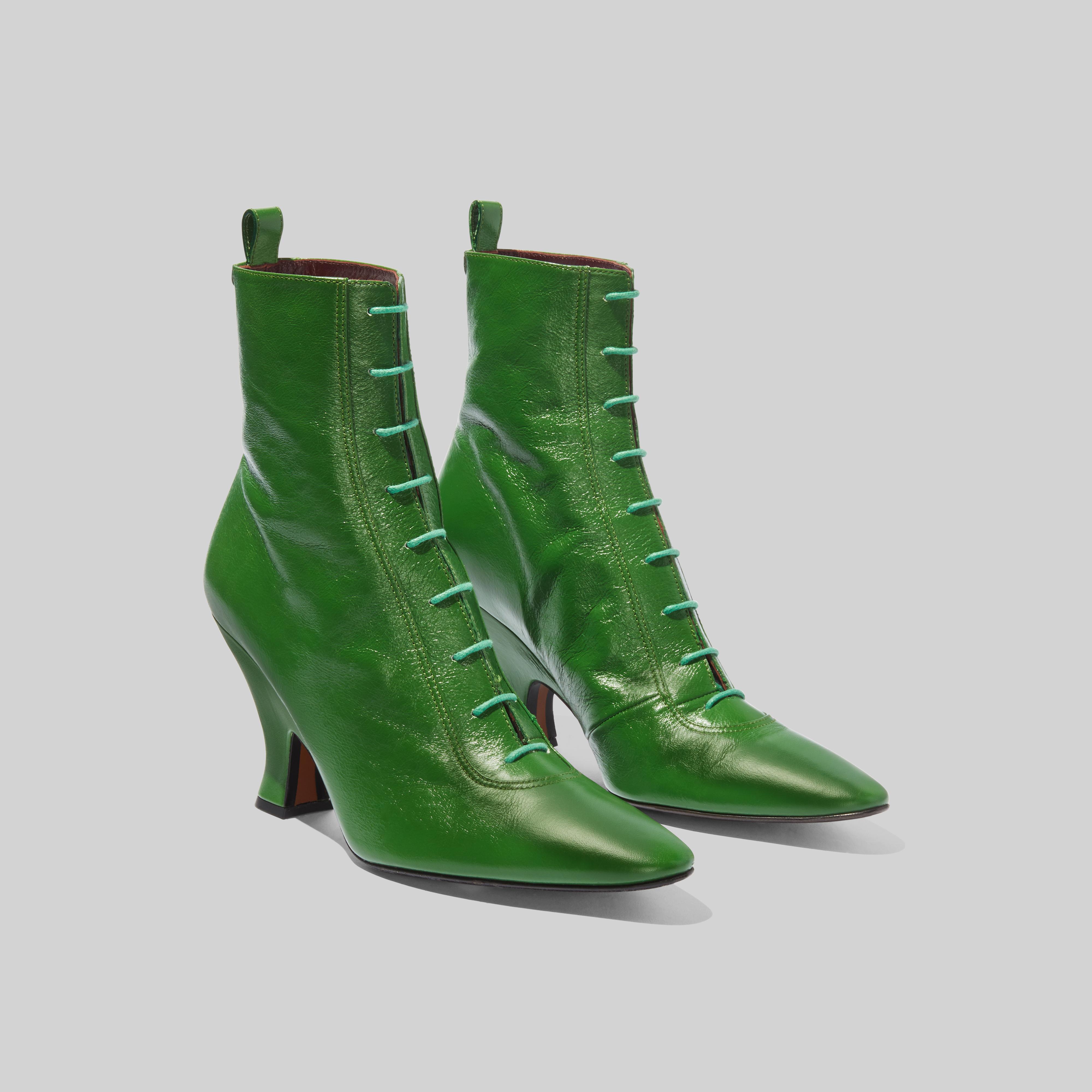 Marc Jacobs The Victorian Boots in Green | Lyst