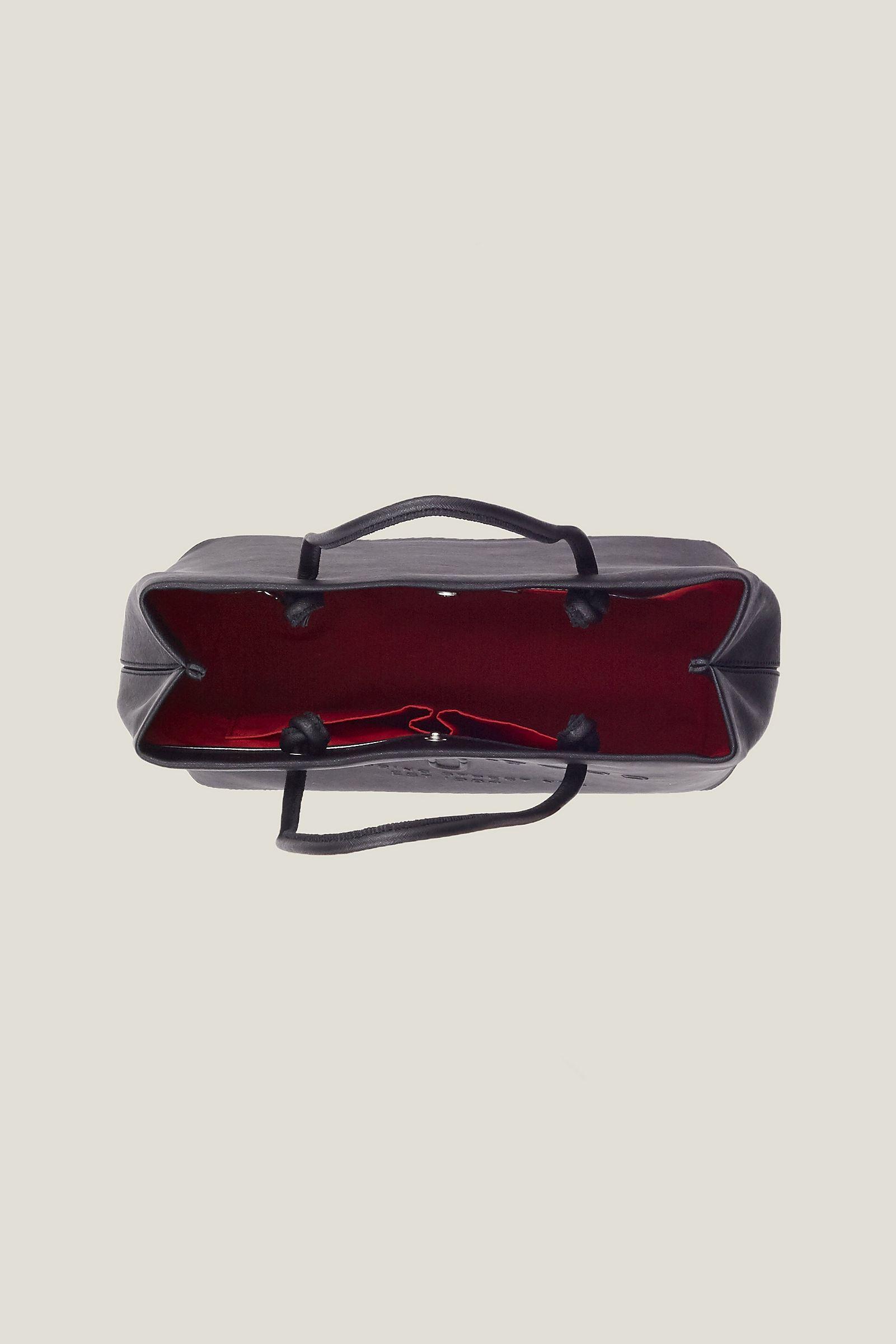 Marc Jacobs Leather Logo Shopper Eastwest Tote in Black Lyst