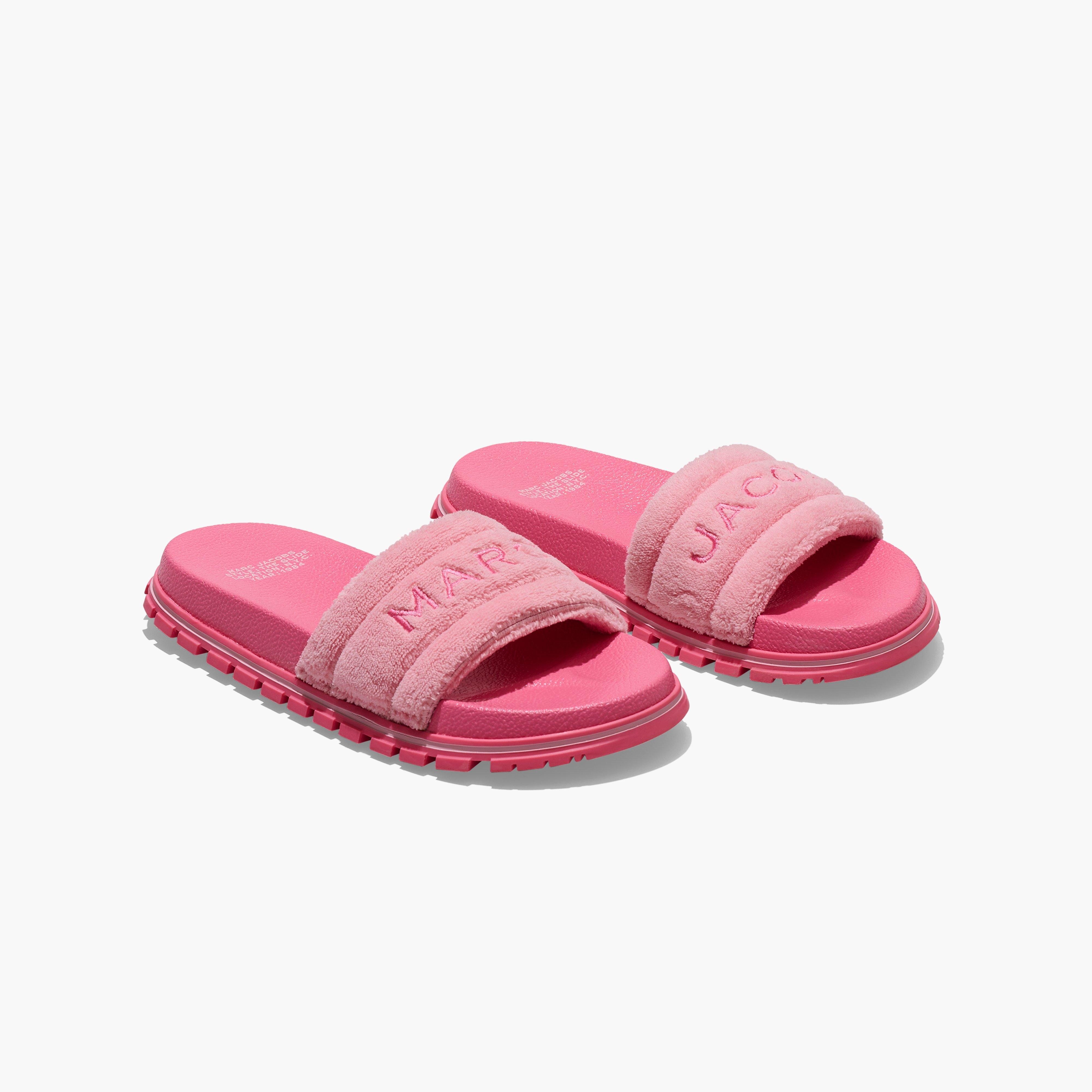Marc Jacobs The Terry Slide in Pink | Lyst