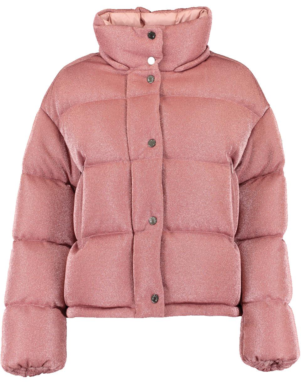 moncler pink glitter jacket