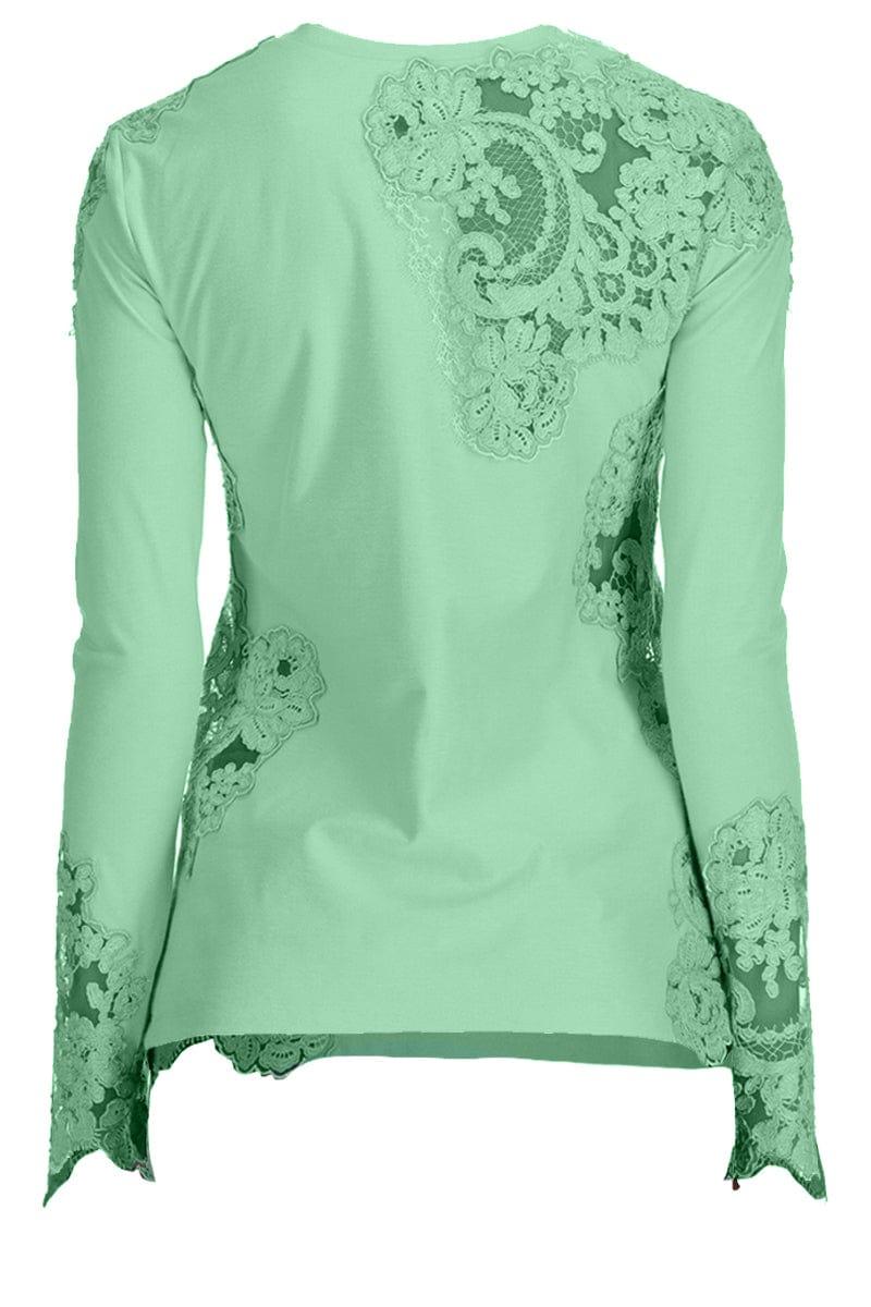 Ermanno Scervino Long Sleeve Lace T 