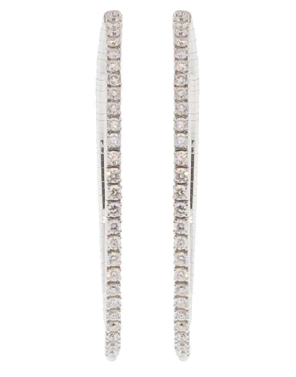 Mattia Cielo Rugiada Diamond Tennis Hoop Earrings Lyst