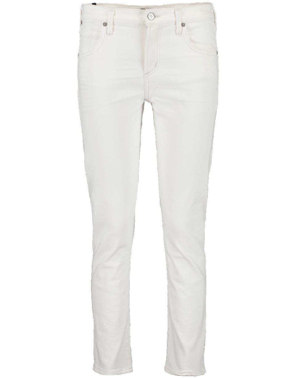 Citizens of Humanity Elsa Slim Crop Bttn Fly in Optic White RRP£195 BNWT 