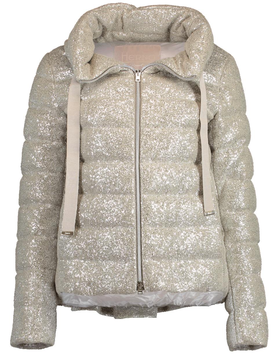 silver sparkle jacket