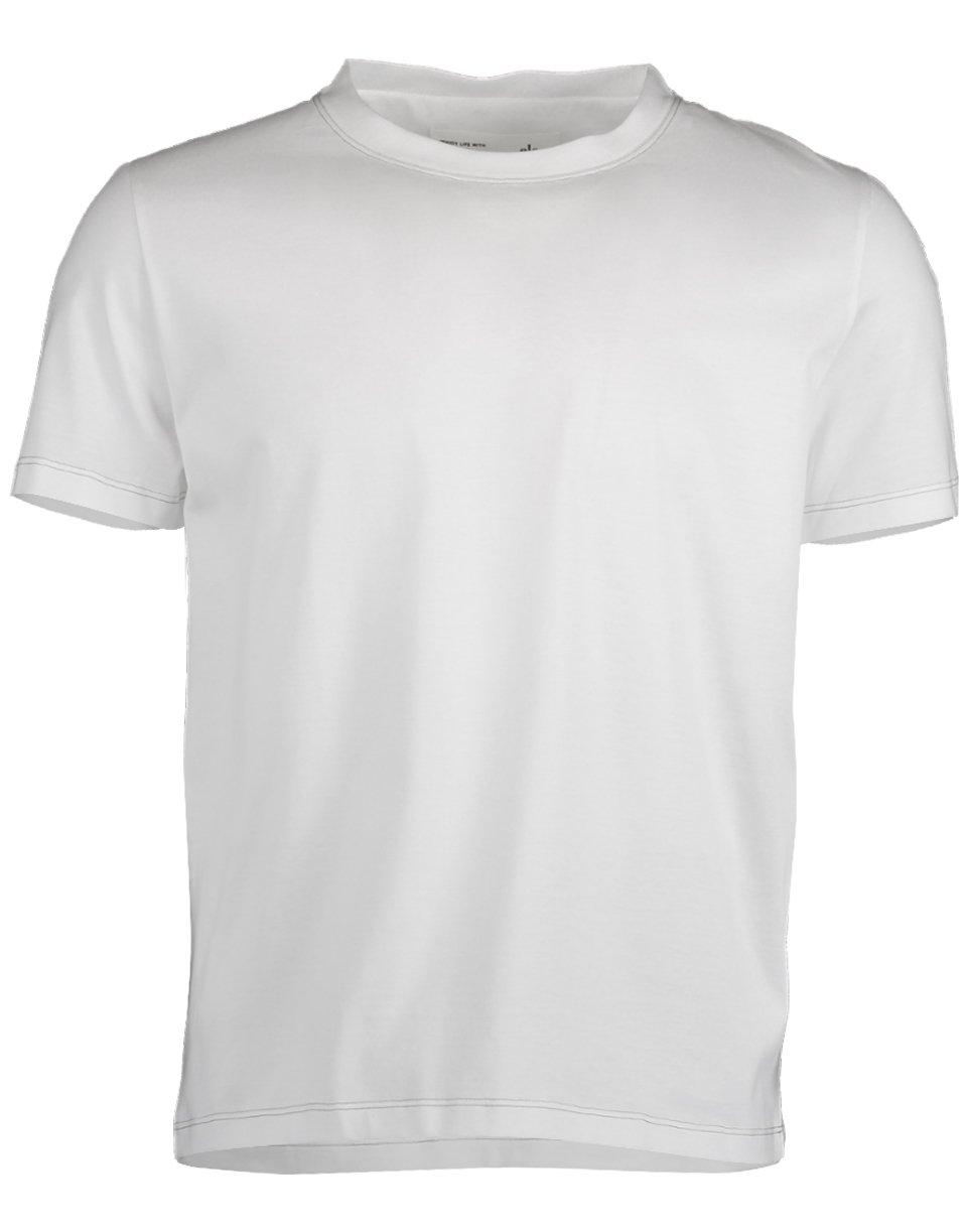 Eleventy Cotton Crewneck T-shirt in White for Men - Lyst