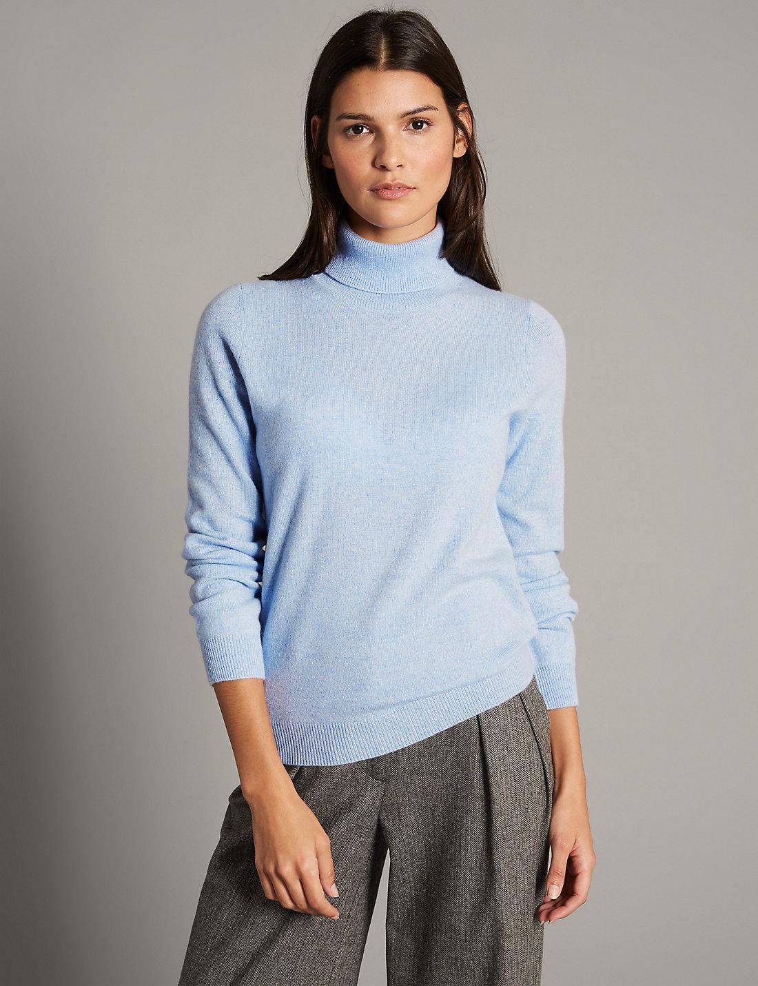 marks and spencer polo neck sweaters