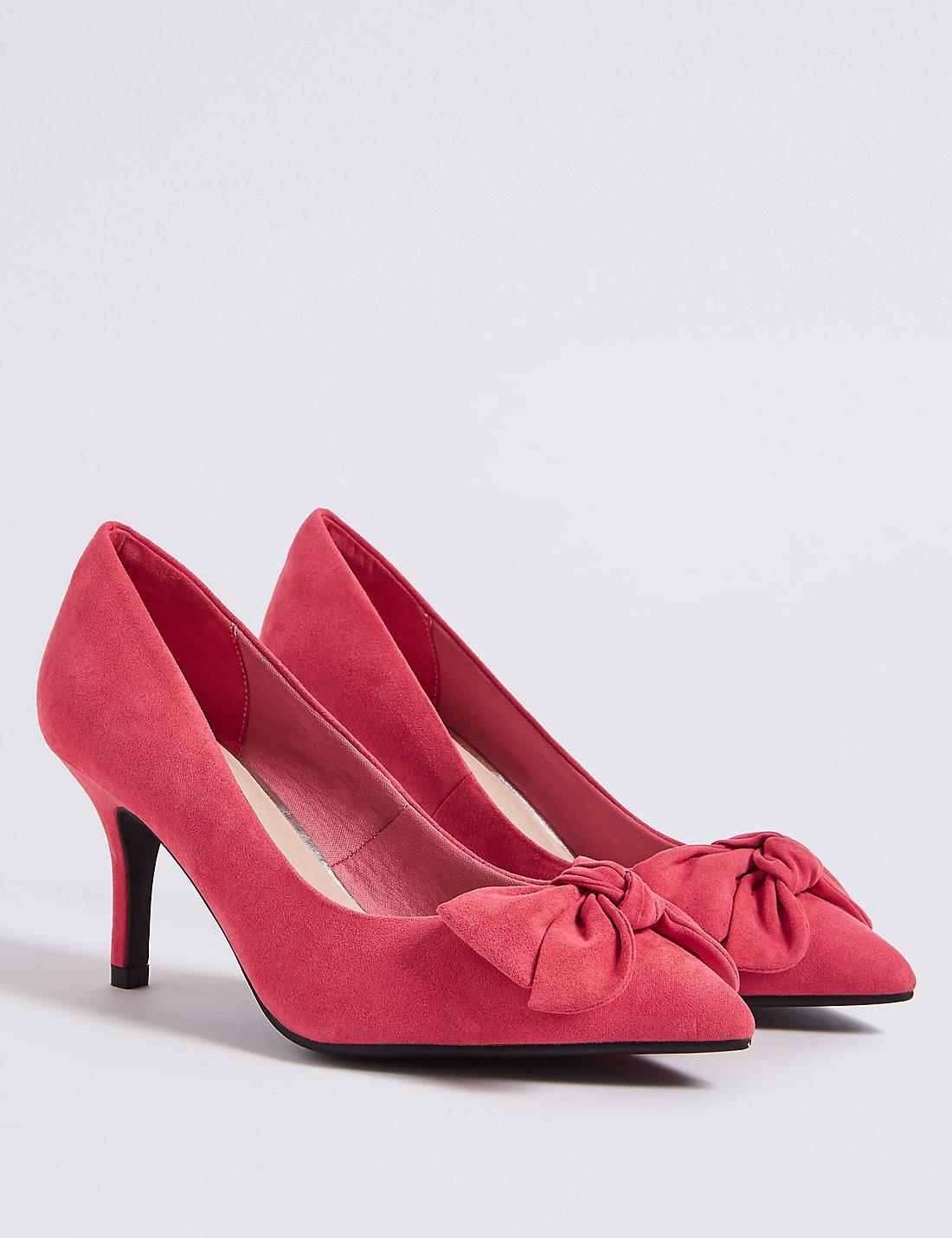 cerise pink shoes wide fit