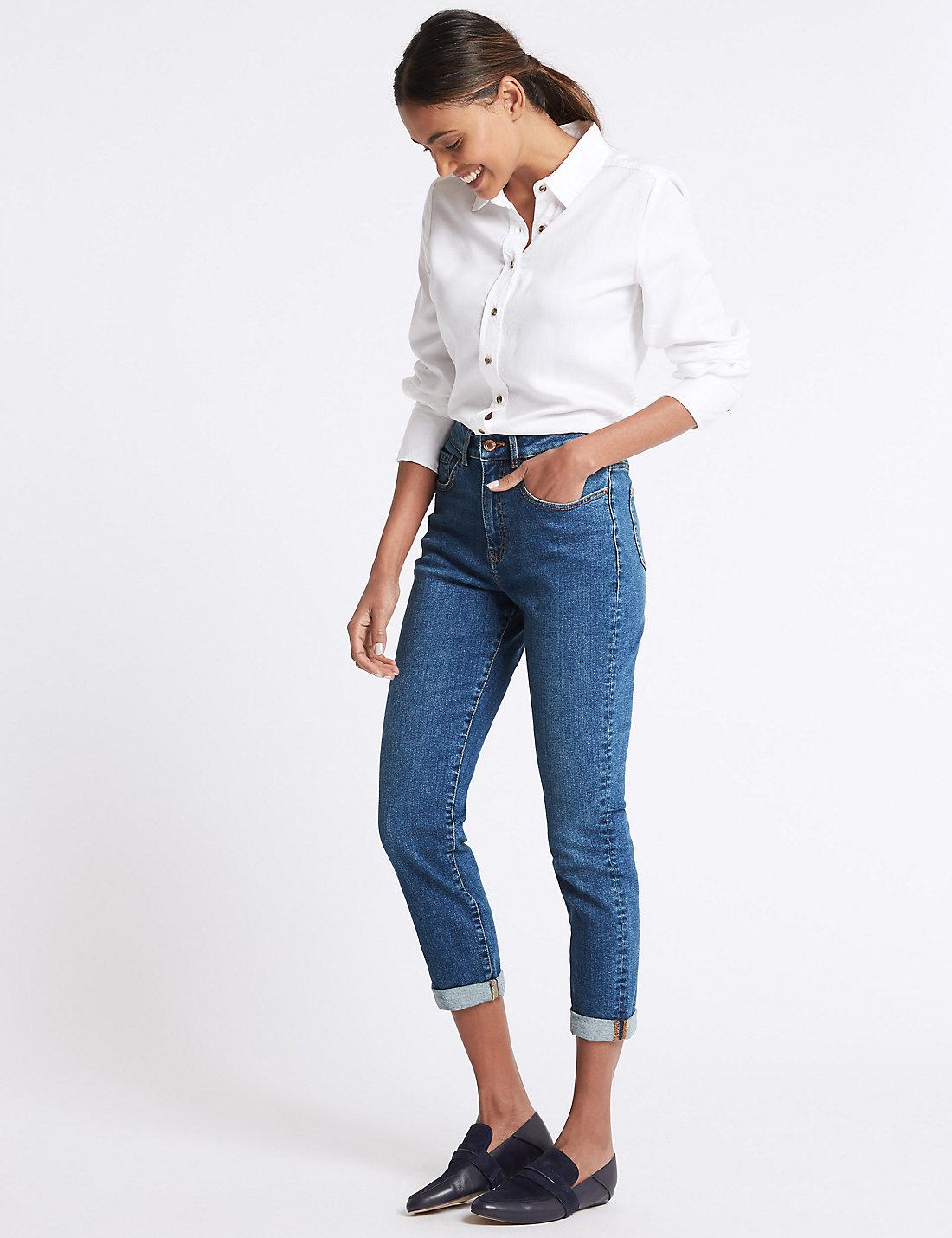 mom jeans m&s