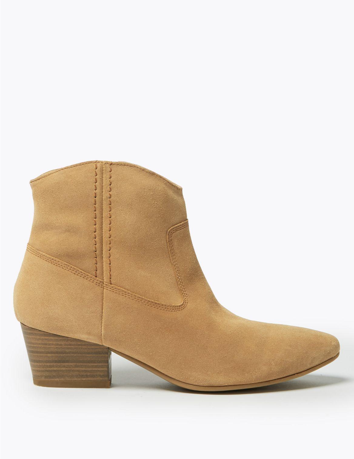 marks and spencer flat ankle boots