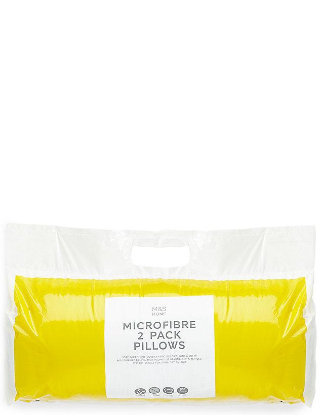 Marks Spencer Synthetic 2 Pack Microfibre Pillows Lyst