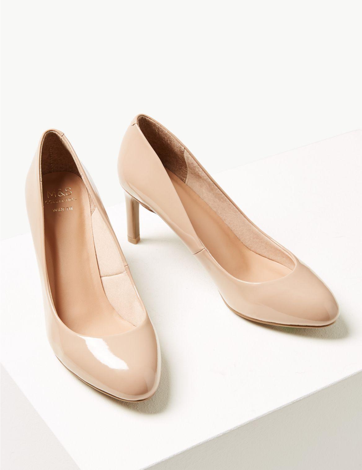 marks and spencer wide fit flat shoes