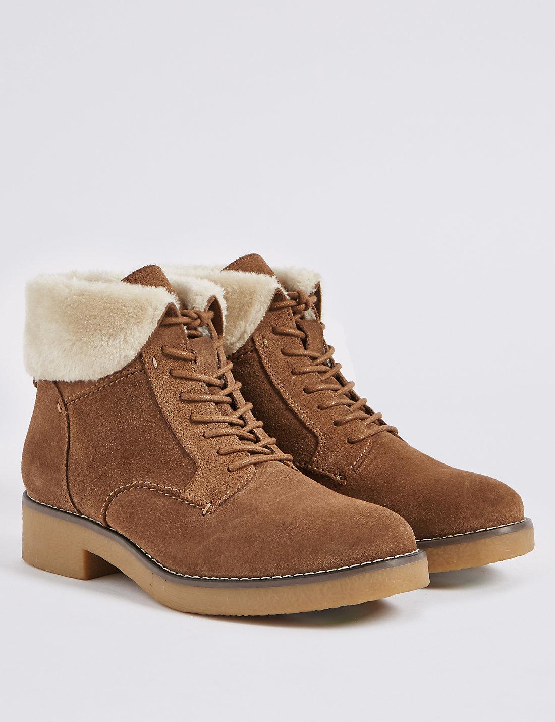 marks and spencer womens wide fit ankle boots