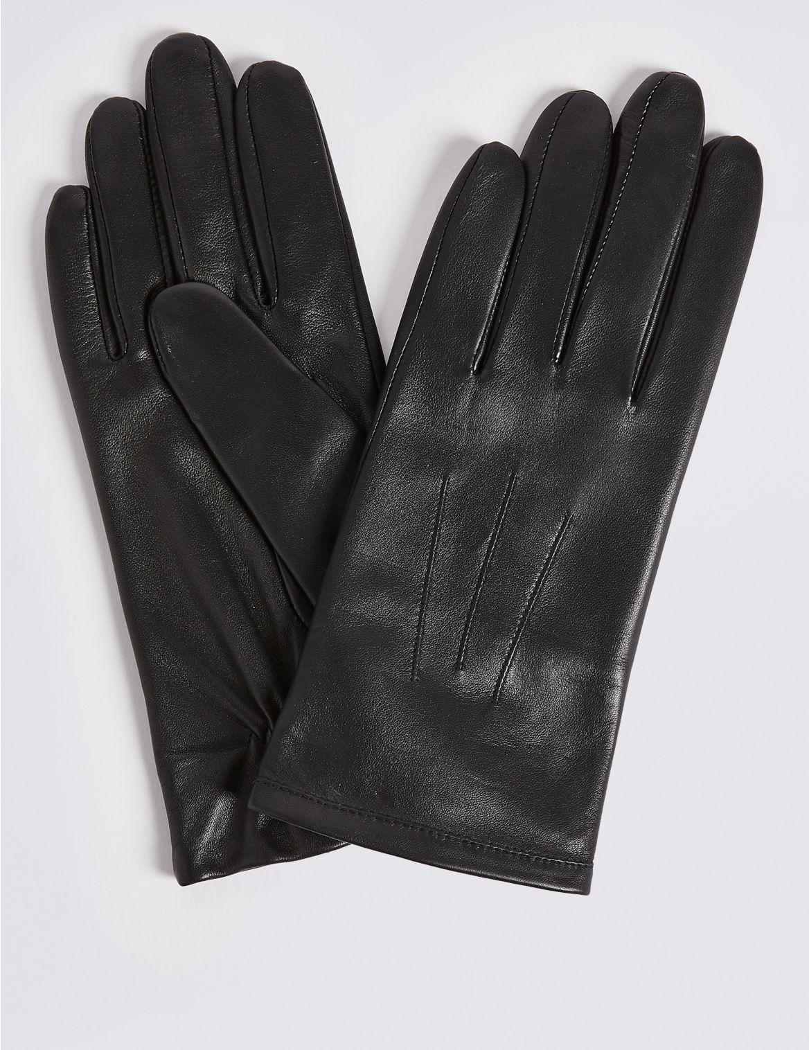 Marks & Spencer Leather Gloves Black Lyst