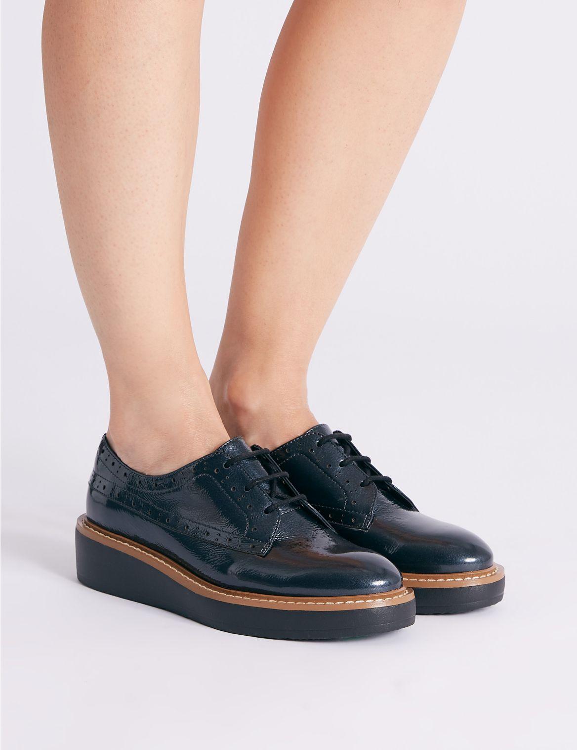 flatform brogues womens