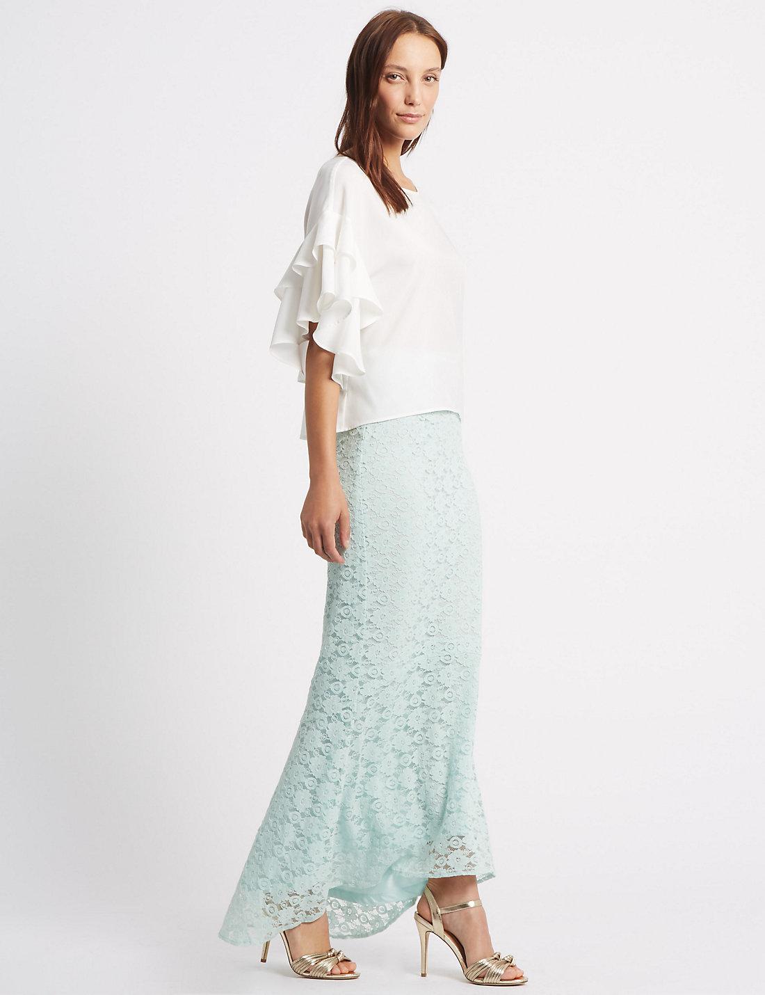 marks and spencer maxi skirt