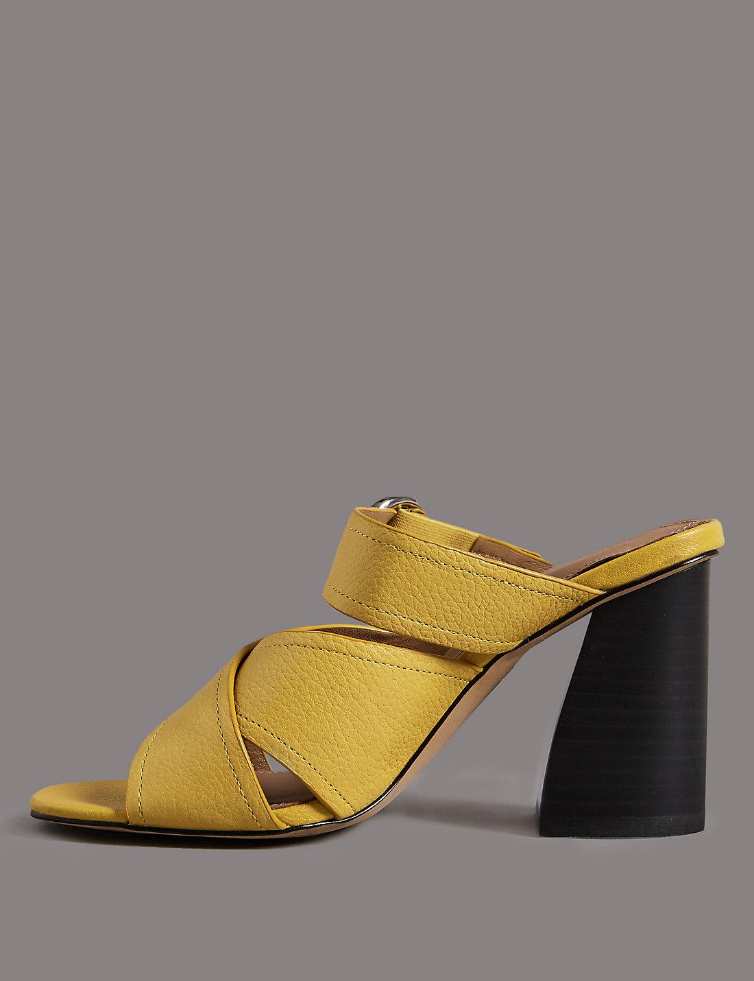 marks and spencer yellow sandals