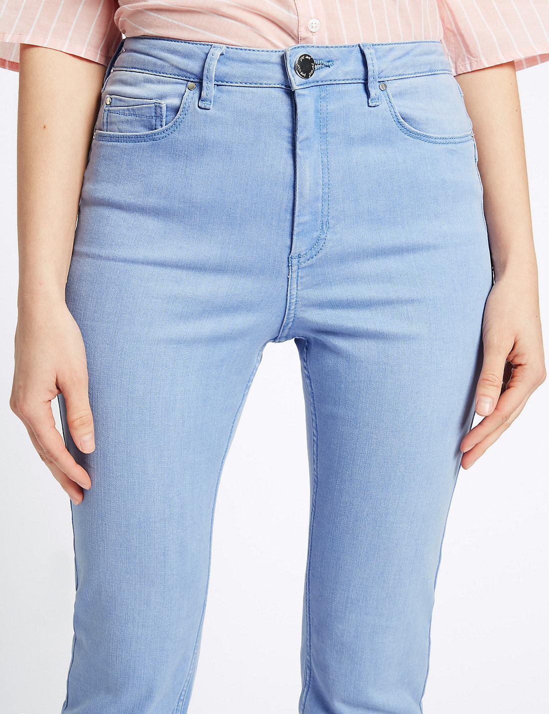 roma rise slim leg jeans