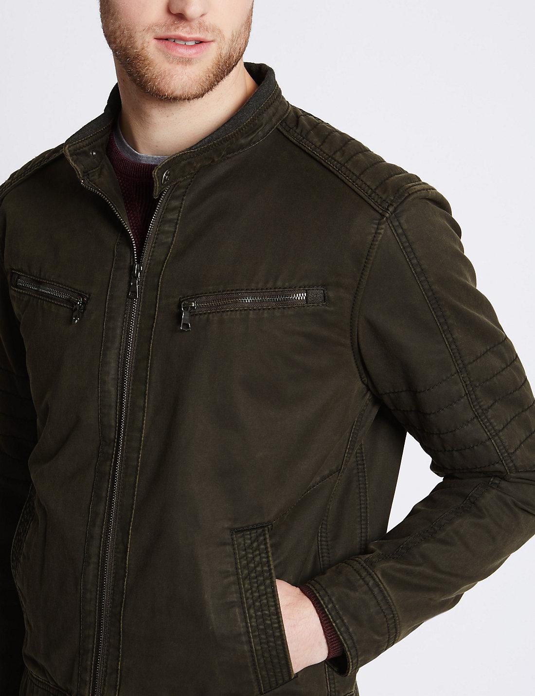 Mens Leather Jacket Marks And Spencer Pictures