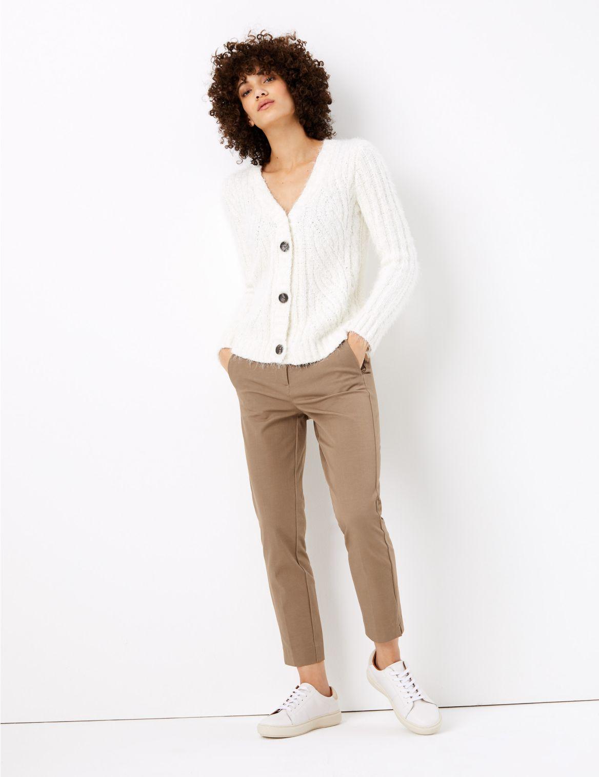 mia slim ankle grazer trousers