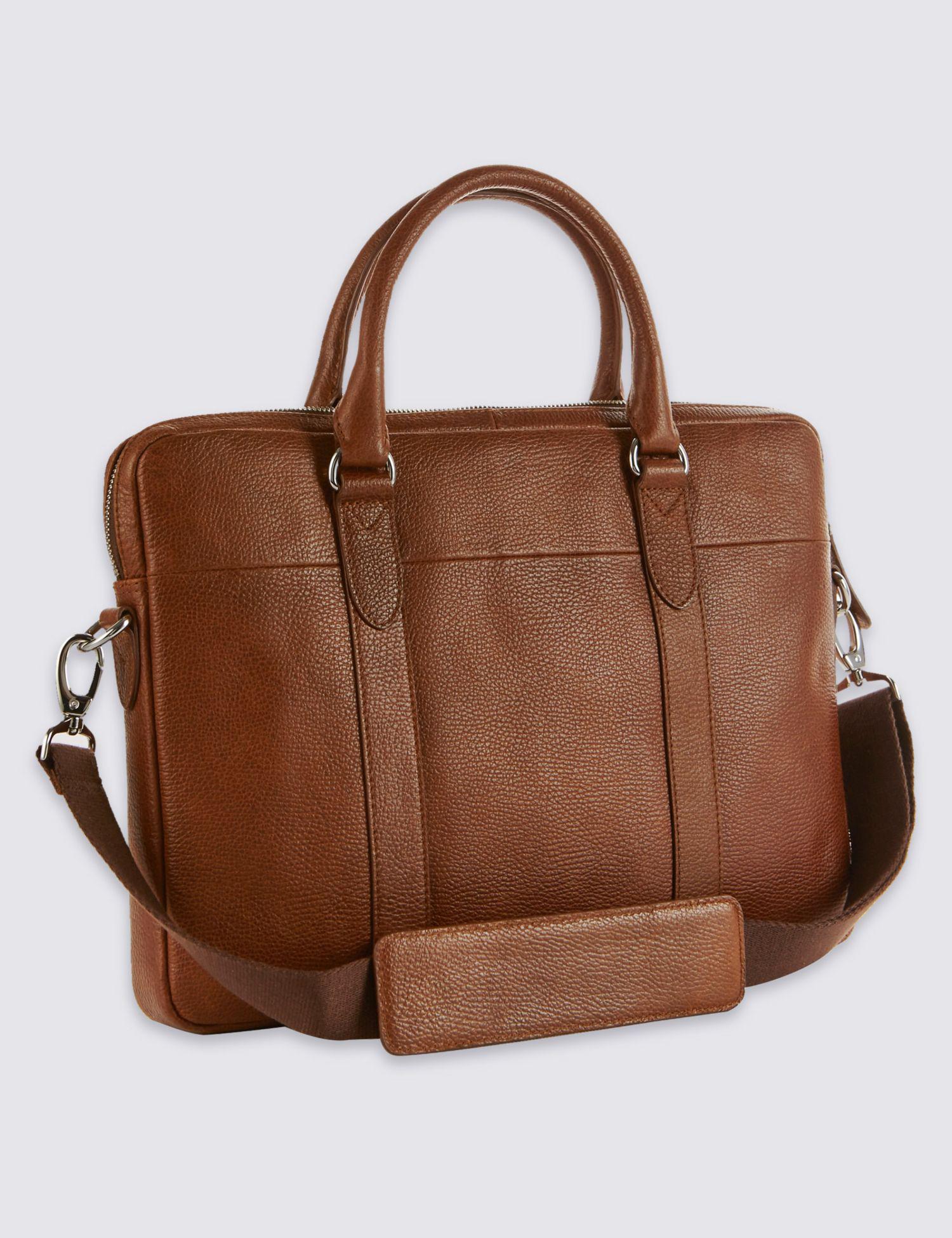 marks and spencer leather briefcase