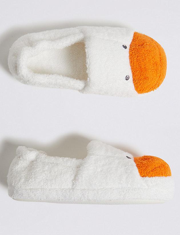 kids duck slippers