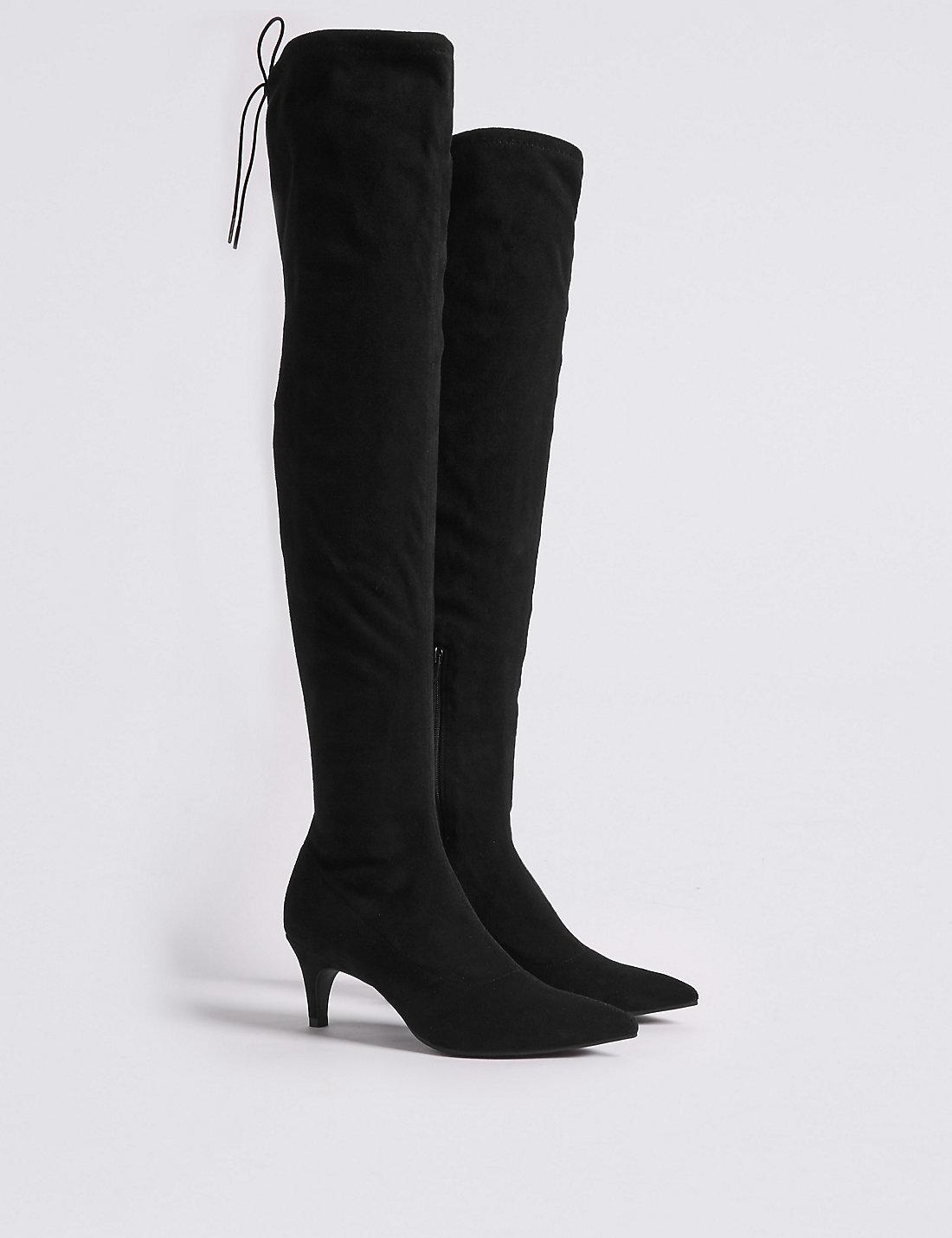 marks and spencer knee boots