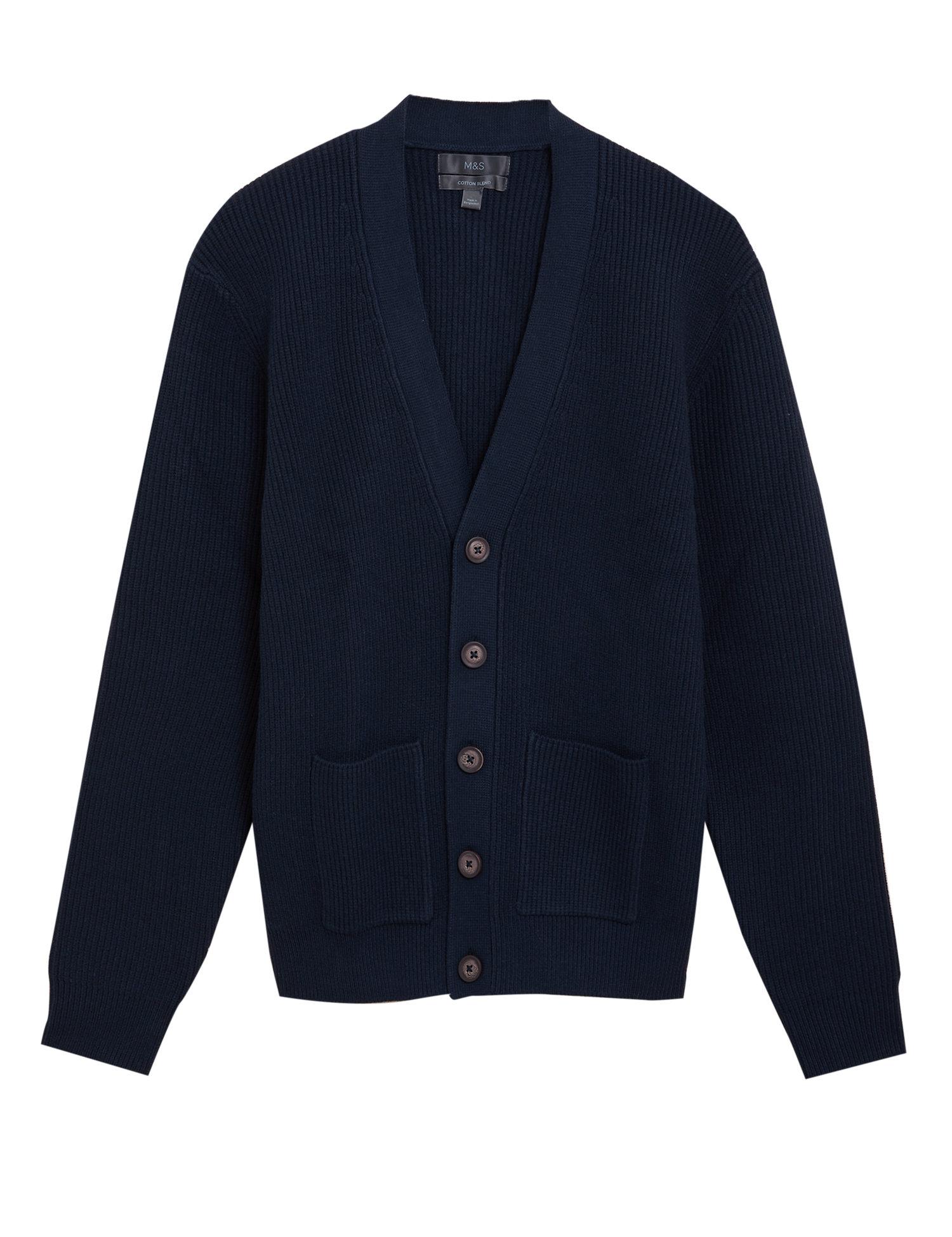 marks and spencer blue cardigan