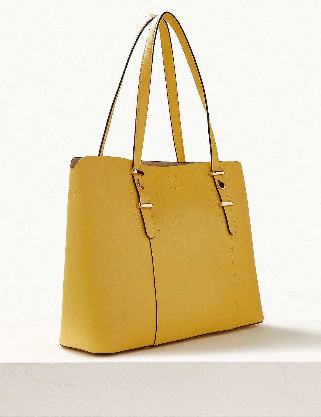 Marks and spencer yellow sales bag