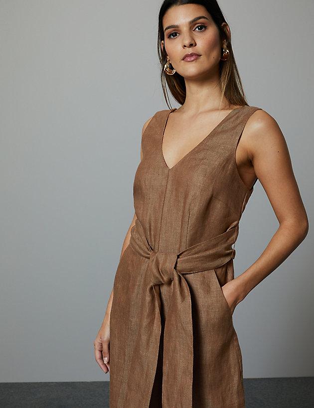 pure linen jumpsuit